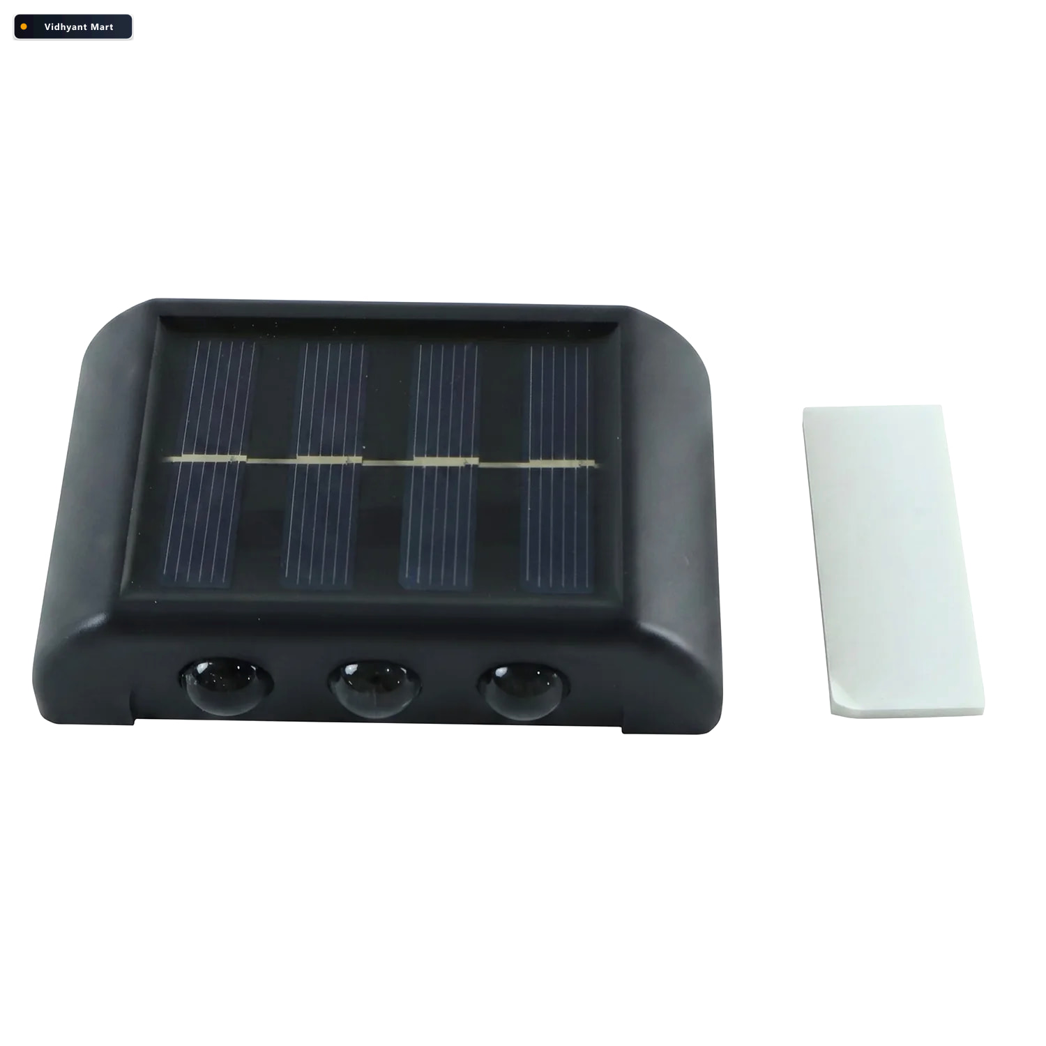 Vidhyant Mart Solar Powered Sensor Led Wall Light For Garden Fen 4