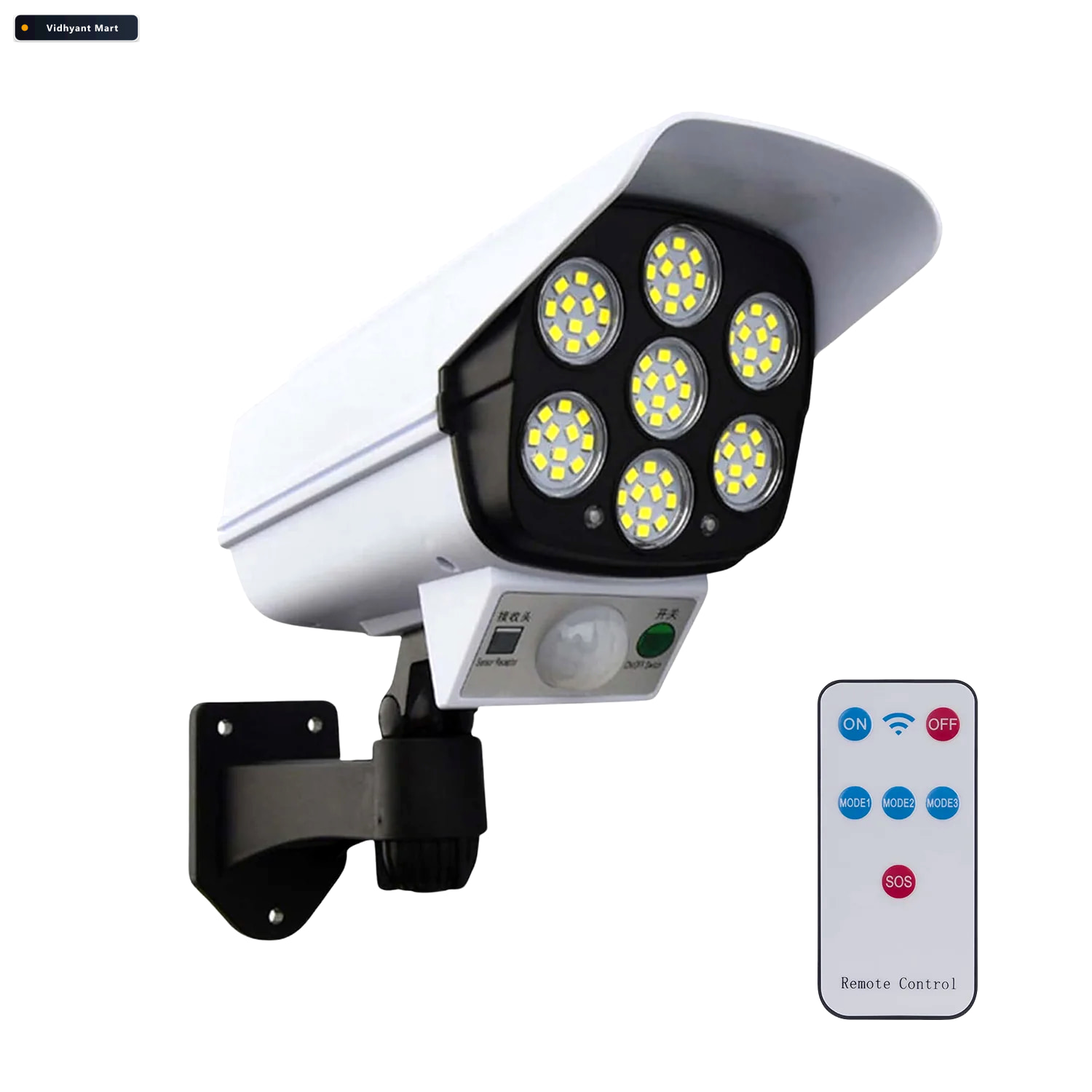 Vidhyant Mart Solar Security Camera Light Dummy Motion Sensor Fo 4