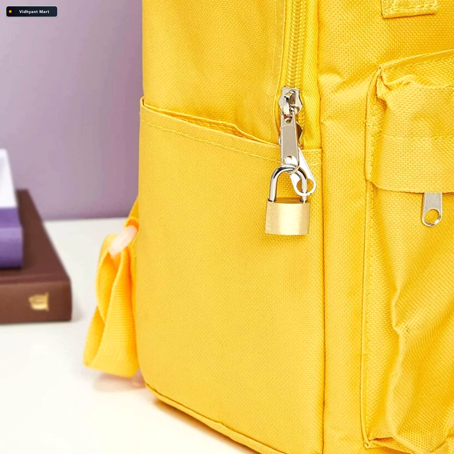 Vidhyant Mart Solid Padlock 38mm Durable Brass Body 3 Keys Safel 2