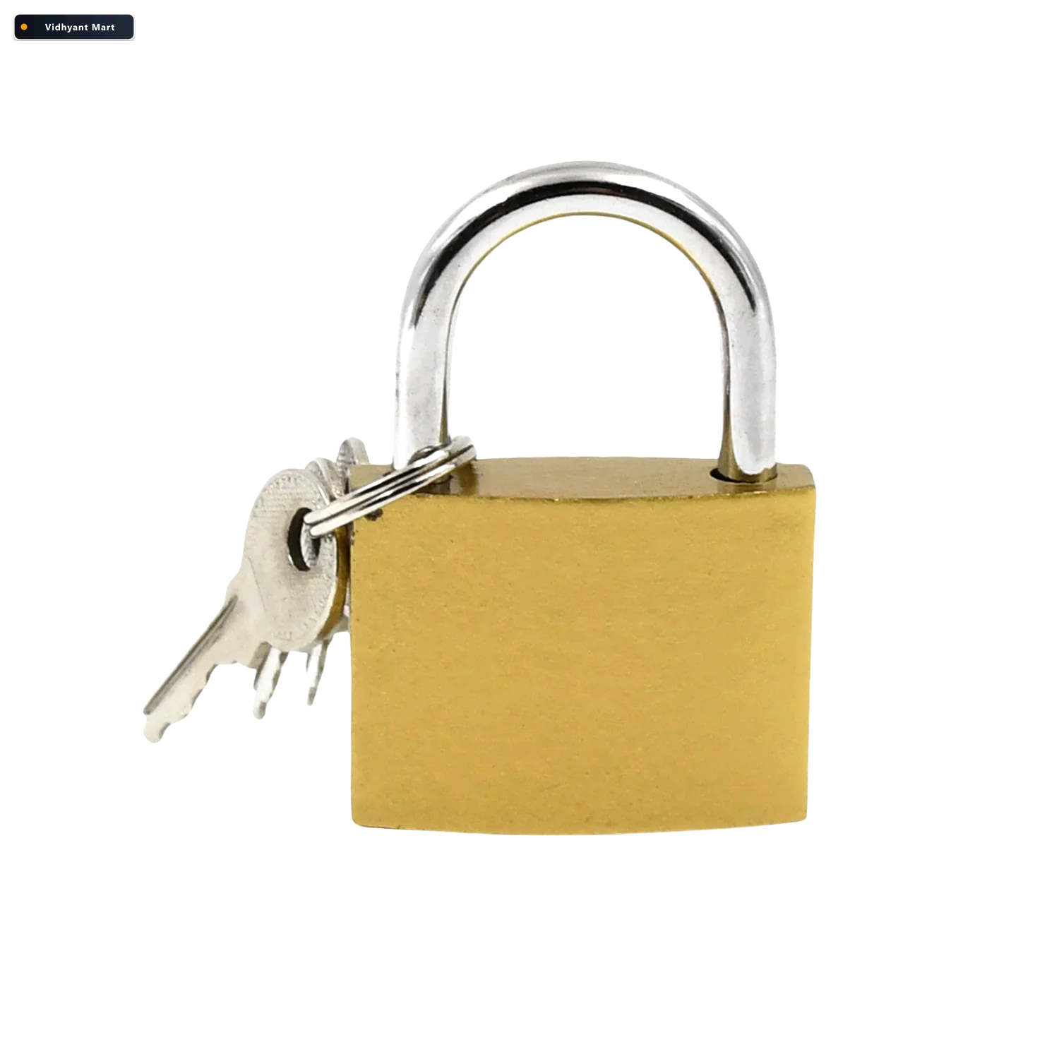 Vidhyant Mart Solid Padlock 38mm Durable Brass Body 3 Keys Safel 4