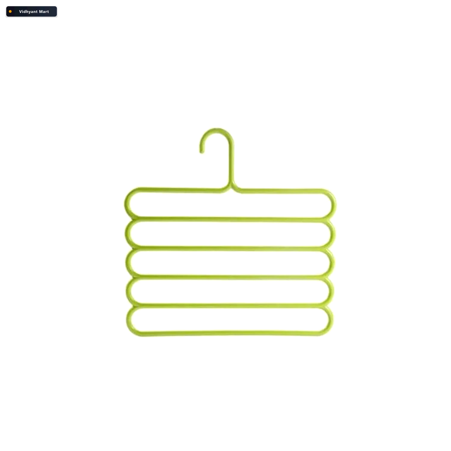 Vidhyant Mart Space Saving Hanger 5 Layer Multipurpose Plastic G 4