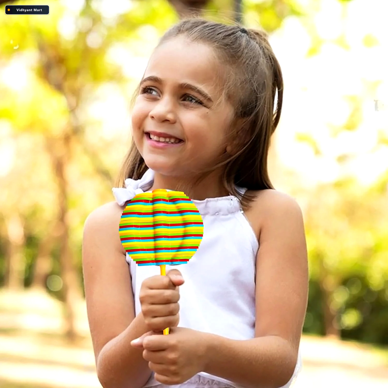 Vidhyant Mart Spin Flower Candy Toy Stress Relief Educational Fu 4