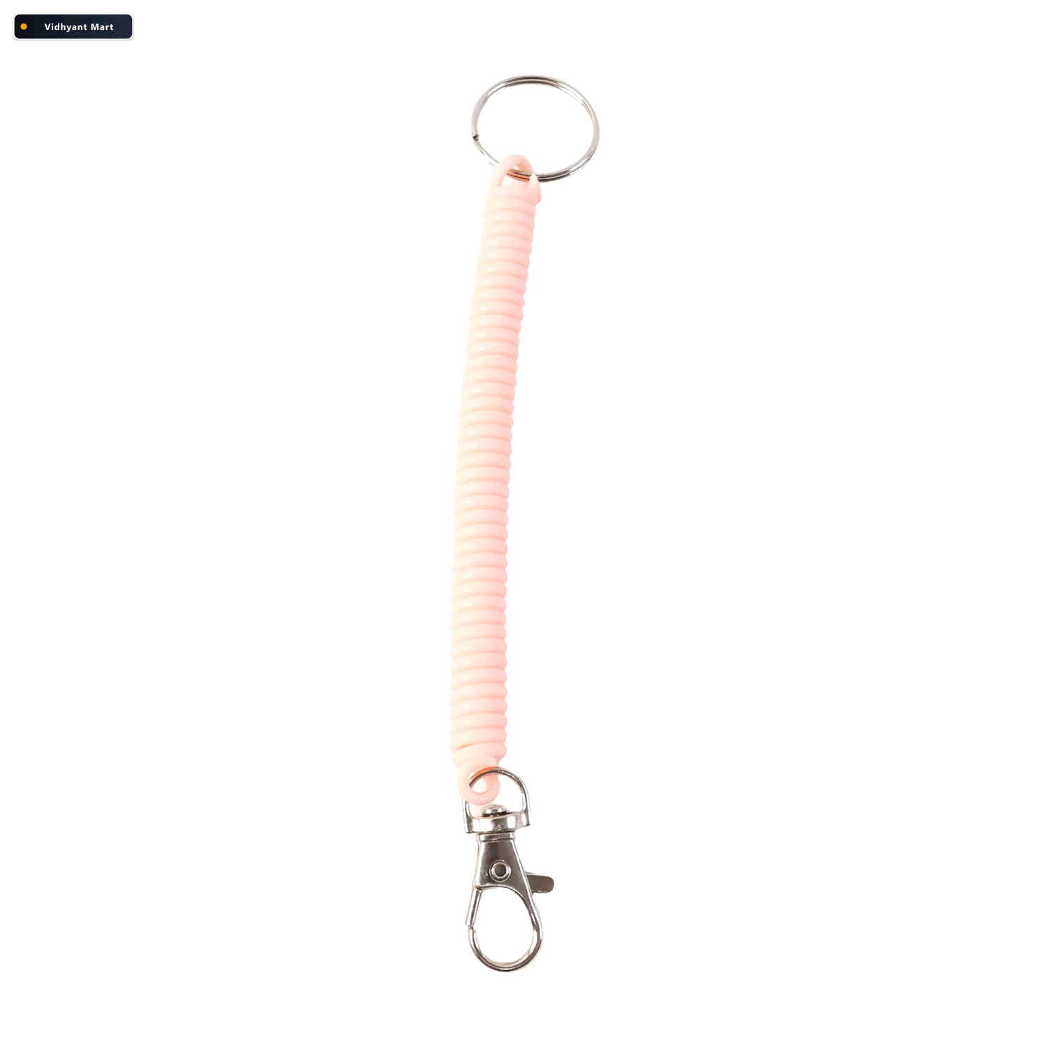 Vidhyant Mart Spiral Coil Keychain Bracelet Flexible Durable Wri 4