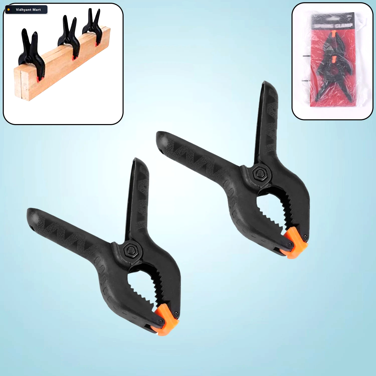Vidhyant Mart Spring Clamps For Screen Repair 3 Inch Heavy Duty 3