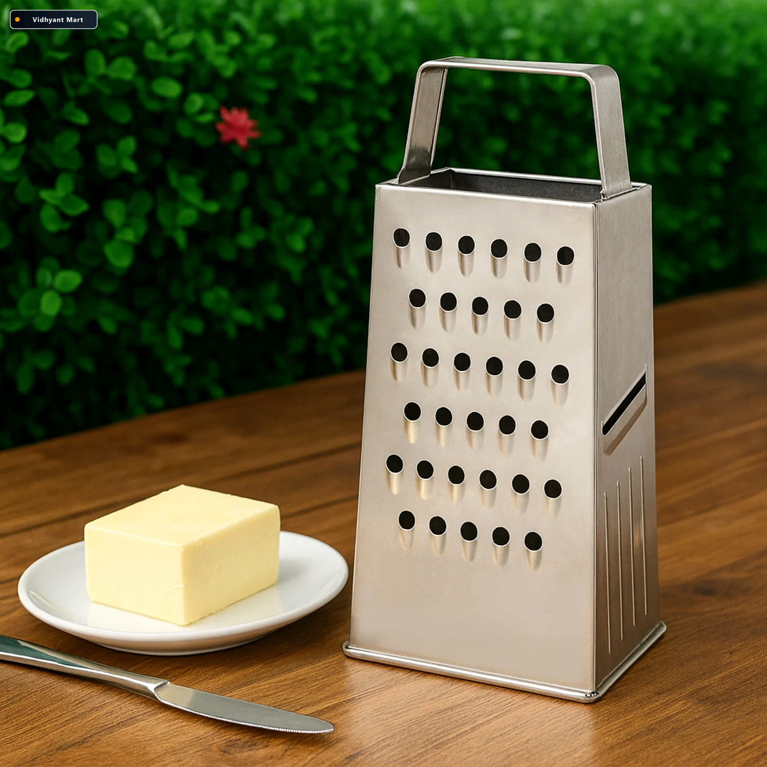 Vidhyant Mart Stainless Steel 5 In 1 Grater And Slicer Durable K 3