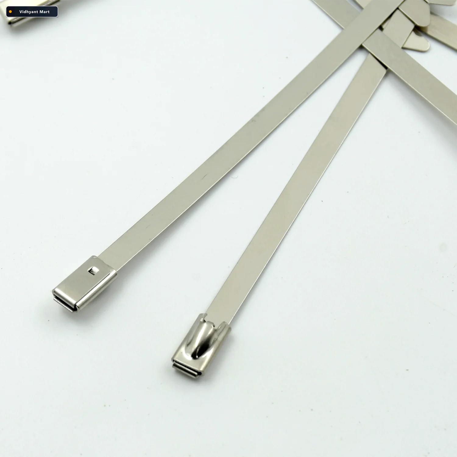 Vidhyant Mart Stainless Steel Cable Tie Multipurpose 10 Pc Set W 2