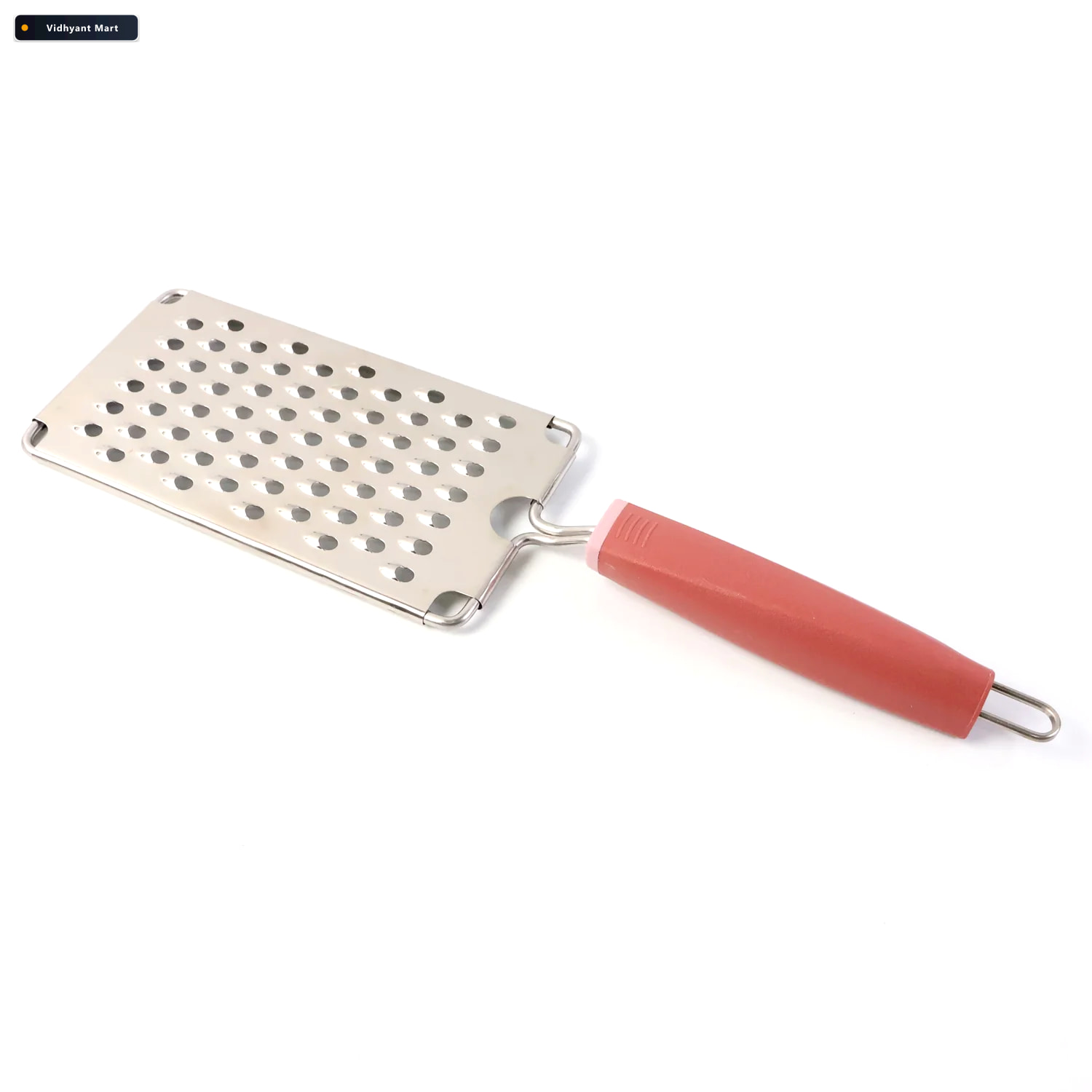 Vidhyant Mart Stainless Steel Cheese Vegetable Grater Soft Grip 4