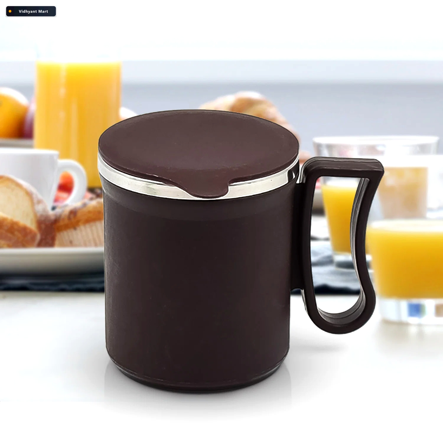 Vidhyant Mart Stainless Steel Coffee Mug Insulated 200ml Mug Wal 1