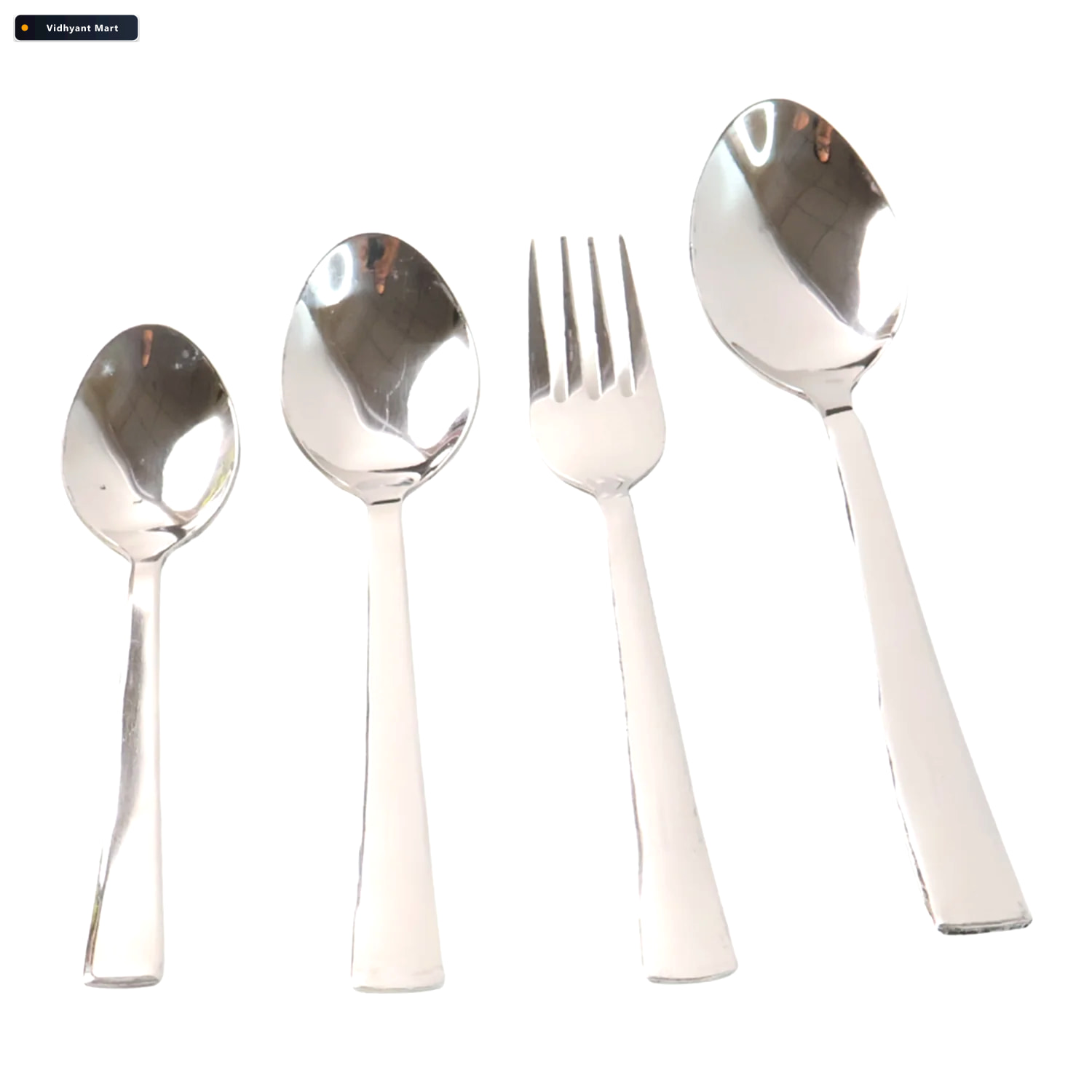 Vidhyant Mart Stainless Steel Cutlery Set 16 Piece With Elegant 4