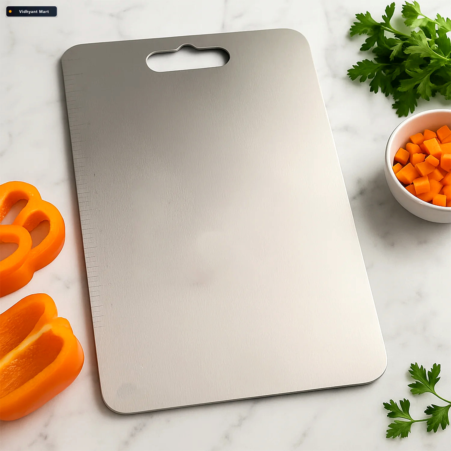 Vidhyant Mart Stainless Steel Cutting Board Durable Hygienic 31x 1