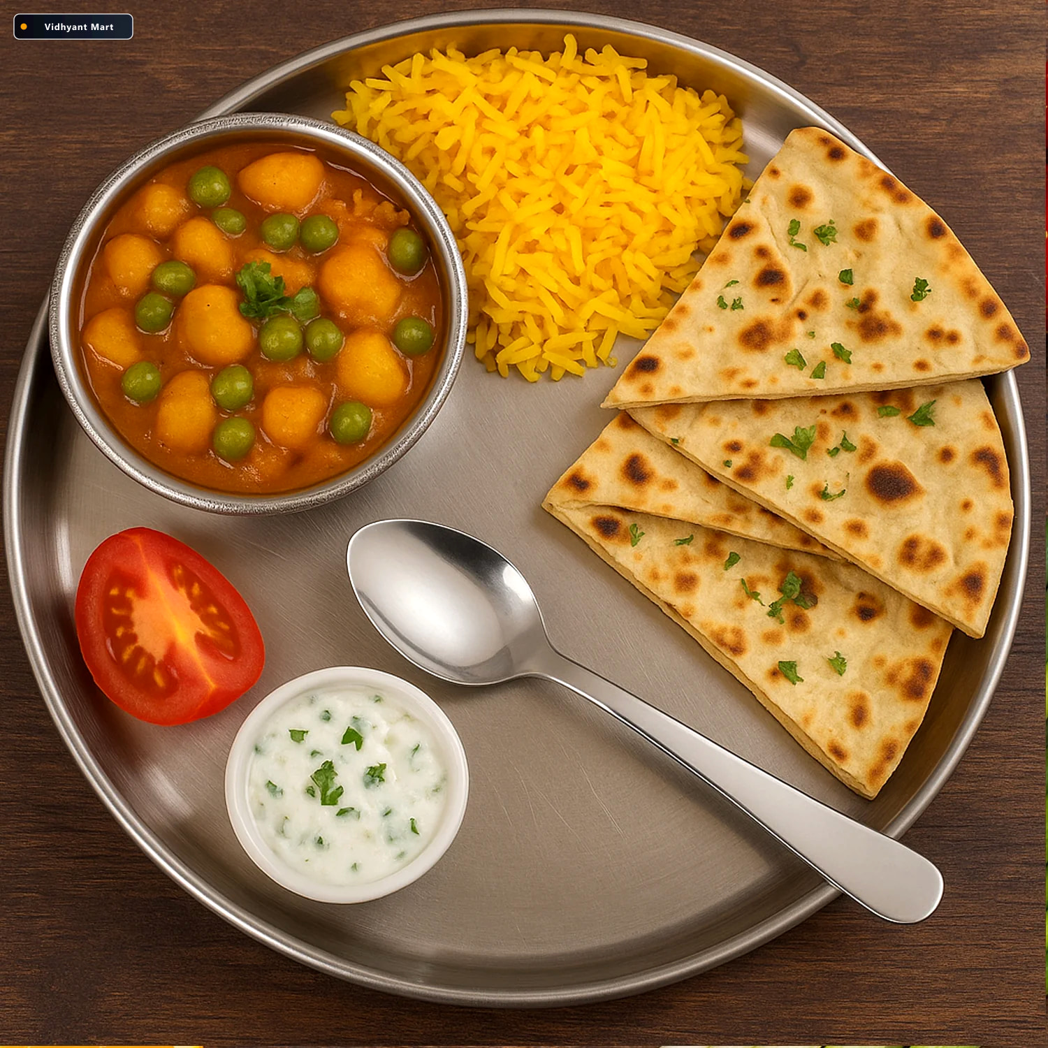 Vidhyant Mart Stainless Steel Dining Spoon Ergonomic Mirror Fini 2
