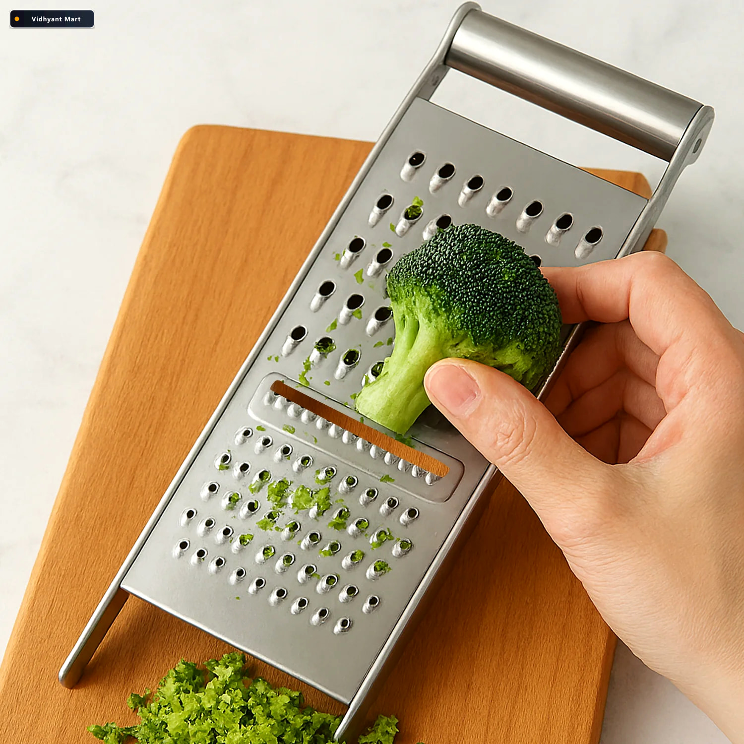 Vidhyant Mart Stainless Steel Grater Slicer 3 In 1 Multipurpose 1