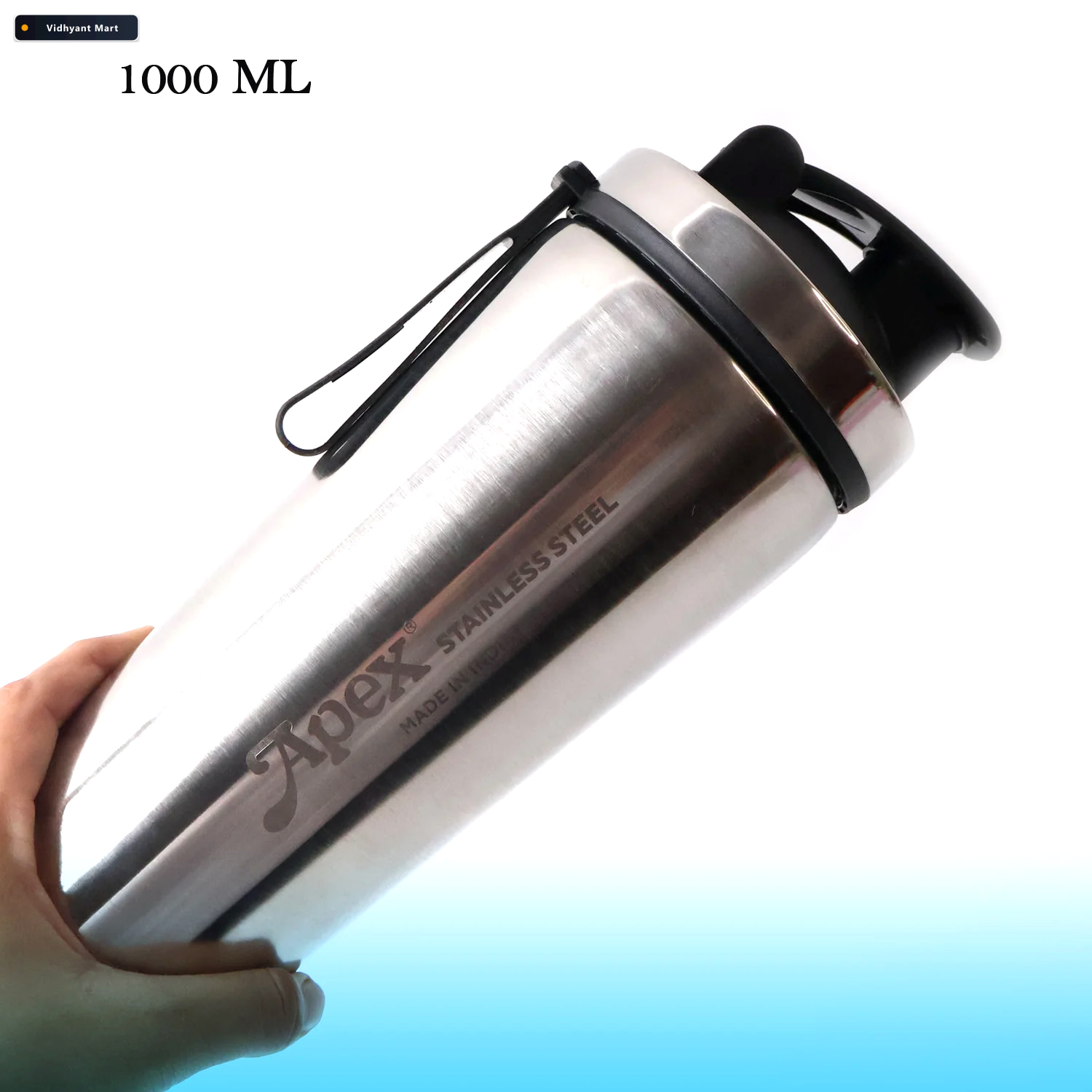 Vidhyant Mart Stainless Steel Gym Shaker Bottle 1000ml Leak Resi 3