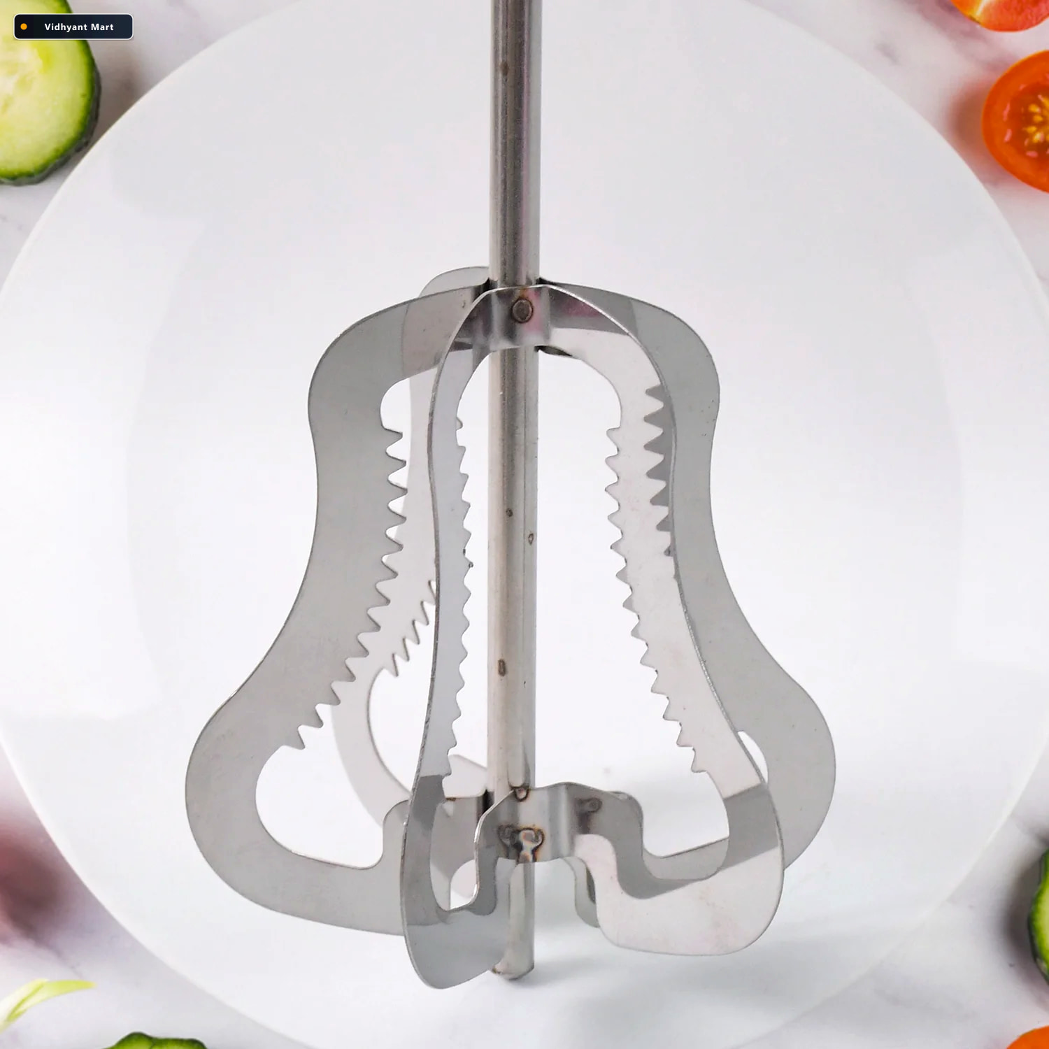 Vidhyant Mart Stainless Steel Handy Churner Manual Whisk For Las 3