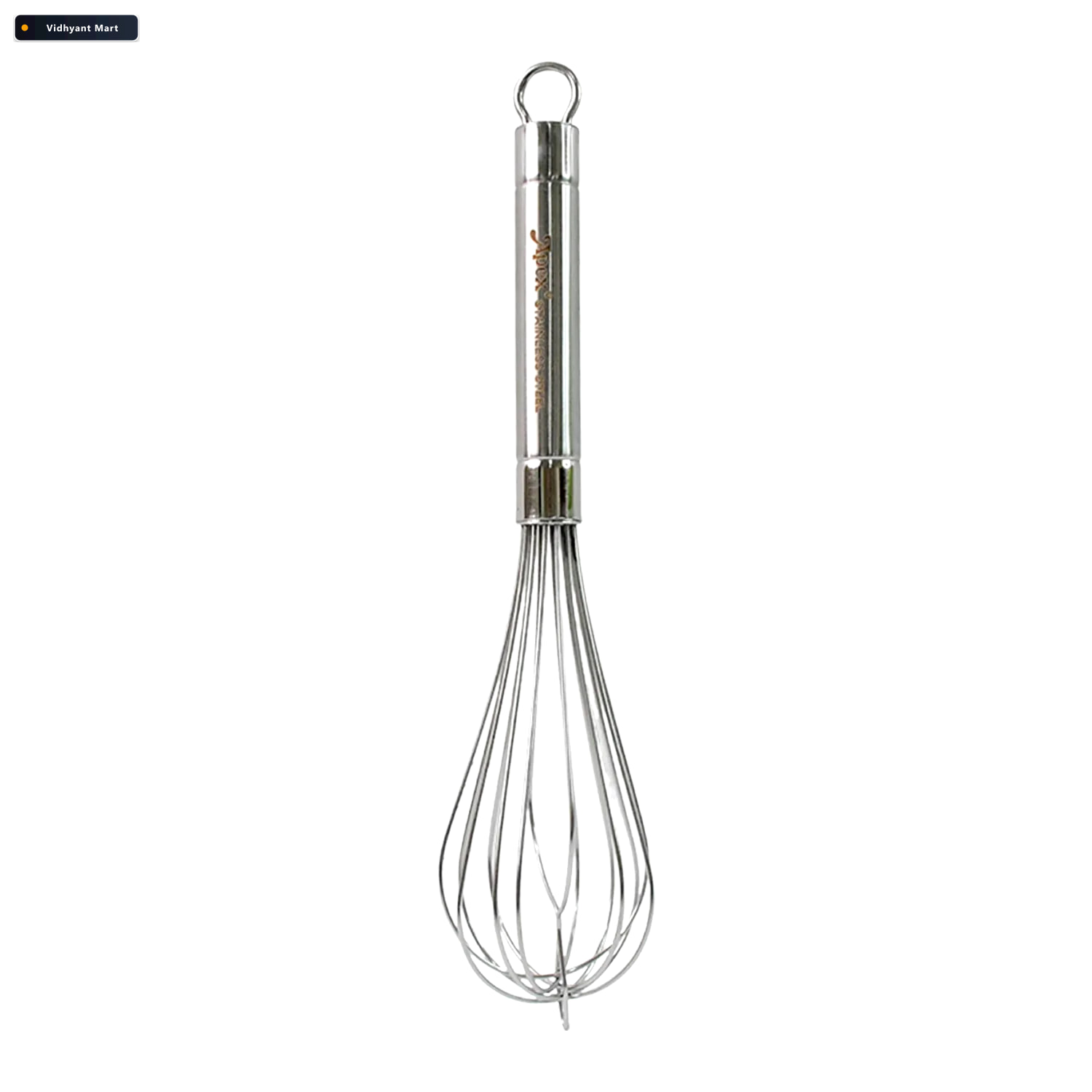 Vidhyant Mart Stainless Steel Large Hand Whisk Durable Easy Mixi 4