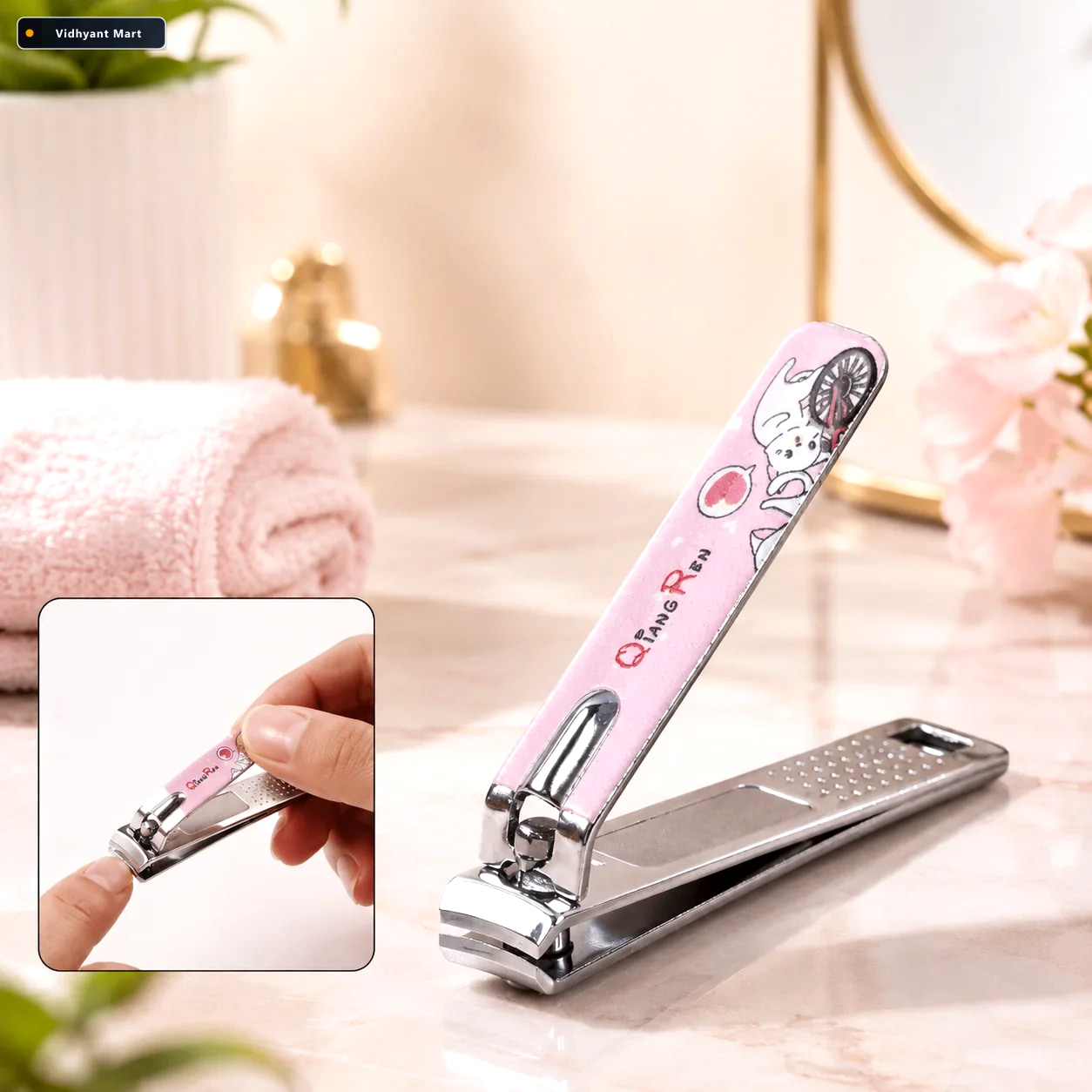 Vidhyant Mart Stainless Steel Nail Clipper Precise Easy Grooming 1