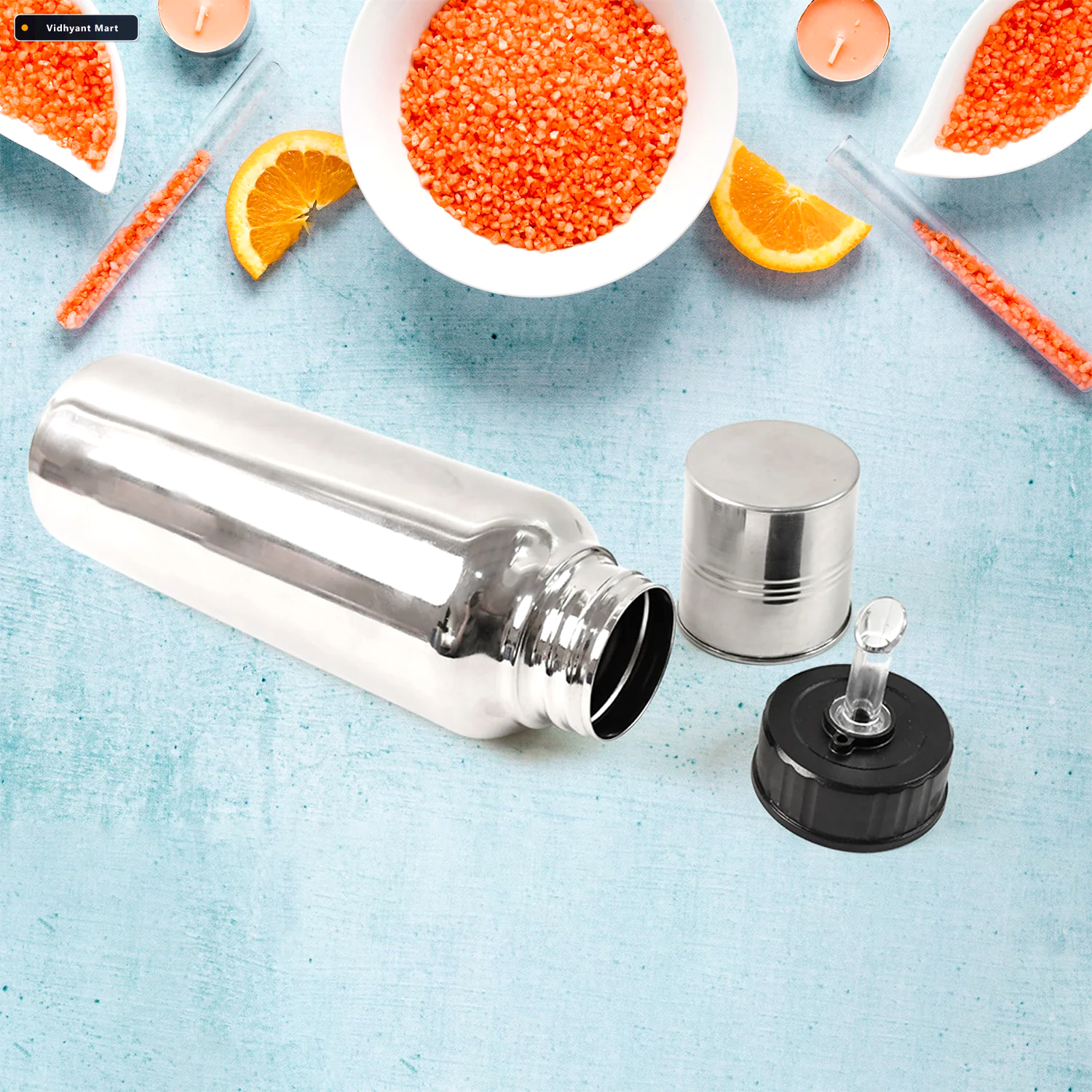 Vidhyant Mart Stainless Steel Oil Pourer 750ml Leak Proof Durabl 3