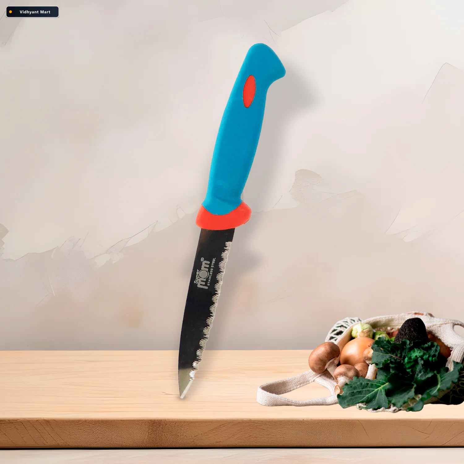 Vidhyant Mart Stainless Steel Paring Knife Sharp Comfortable Gri 2