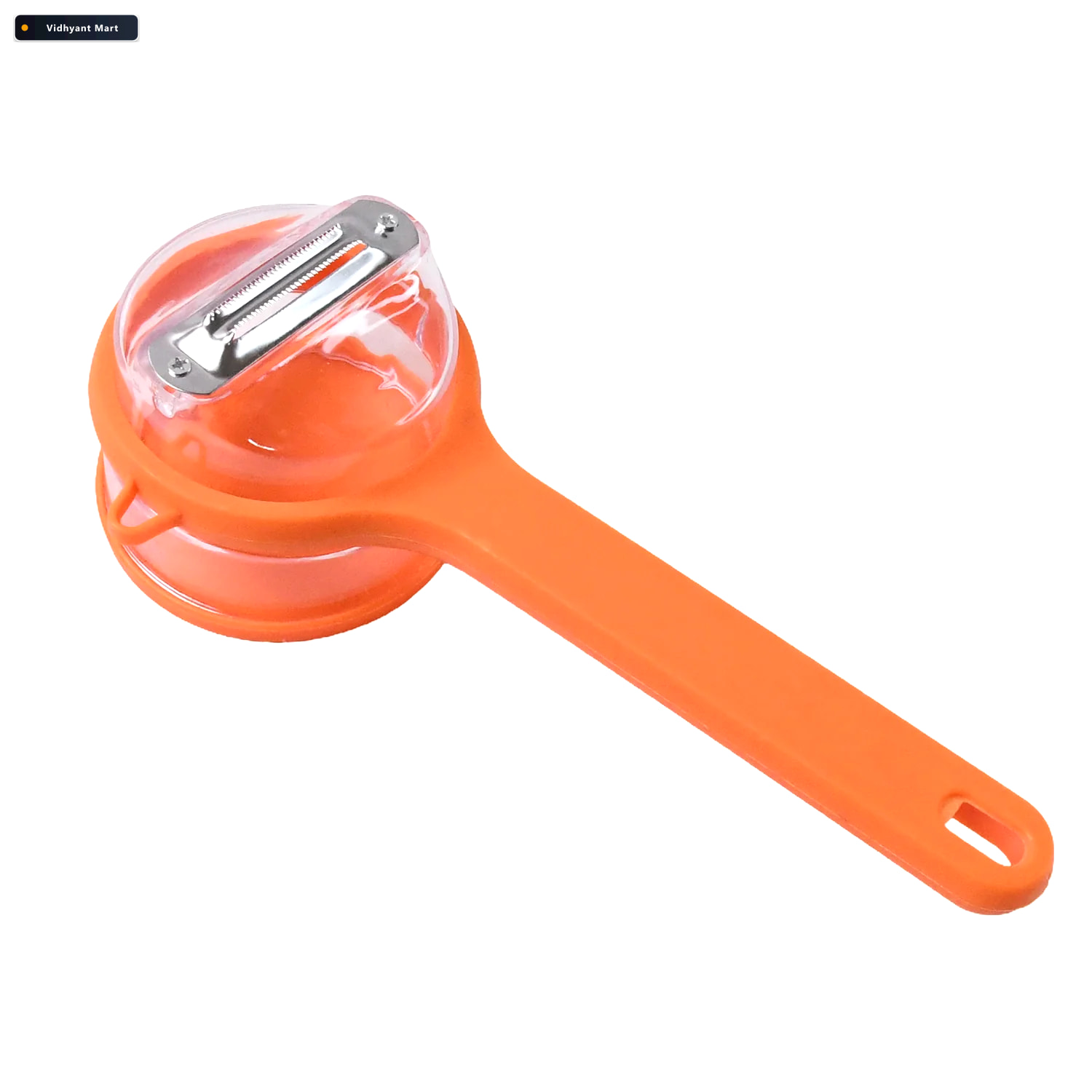 Vidhyant Mart Stainless Steel Peeler With Container Ergonomic Ki 4