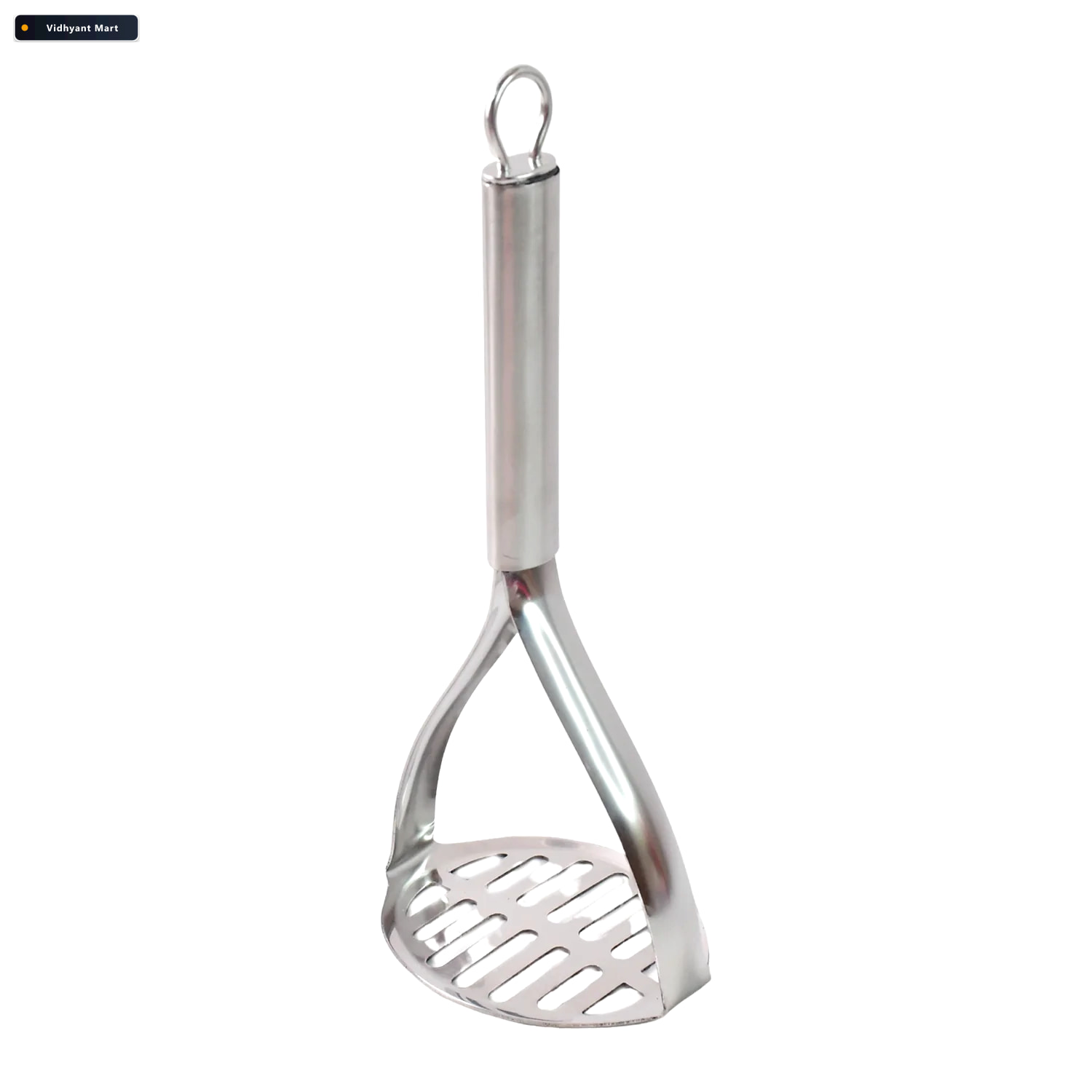 Vidhyant Mart Stainless Steel Potato Masher Ergonomic Handle For 4