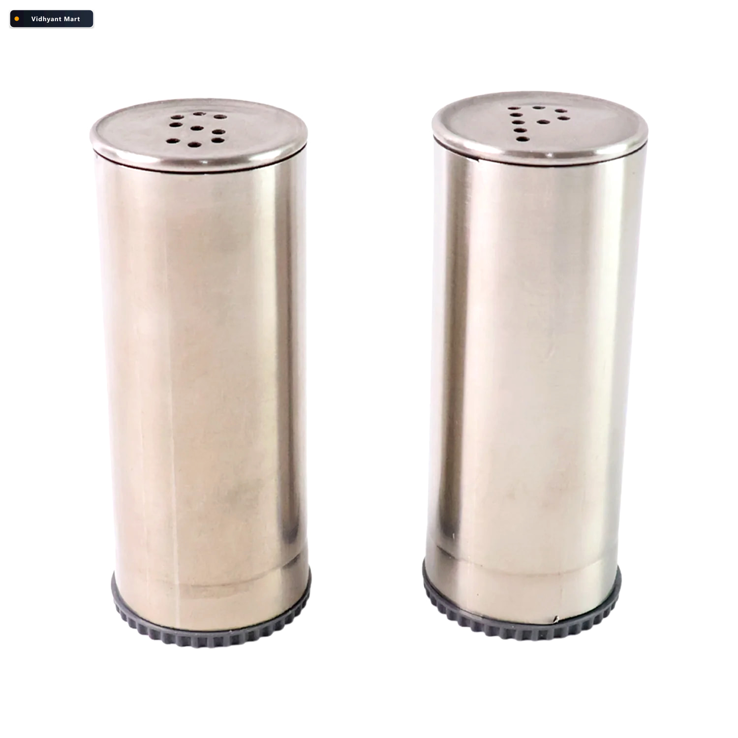 Vidhyant Mart Stainless Steel Salt And Pepper Shaker Set Durable 4