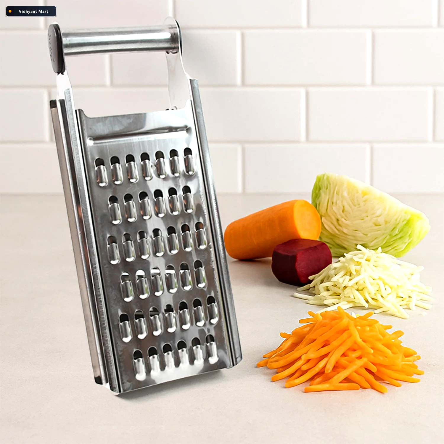 Vidhyant Mart Stainless Steel Slicer Sharp 2 In 1 Kitchen Cutter 1