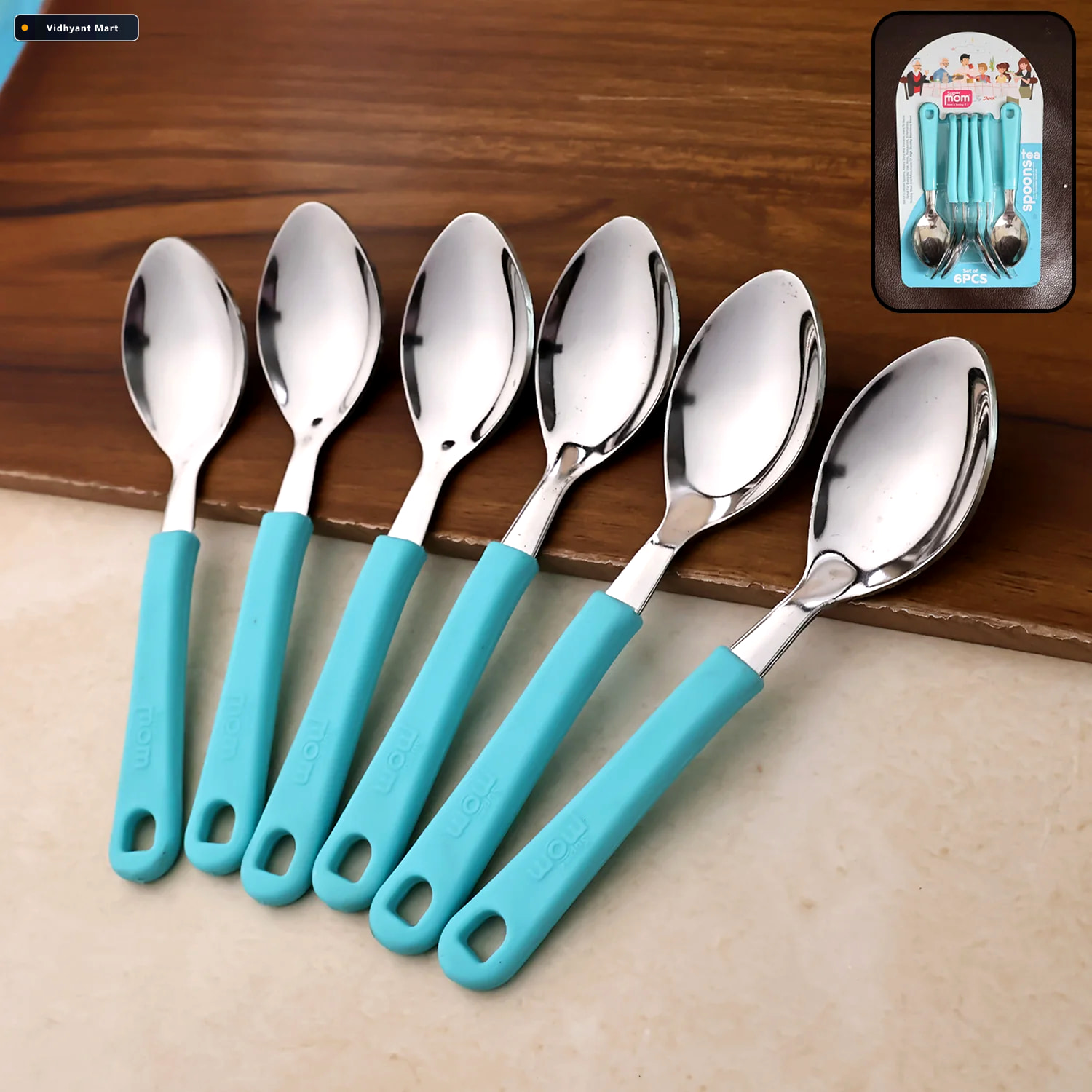 Vidhyant Mart Stainless Steel Tea Spoon Set Durable Comfortable 1