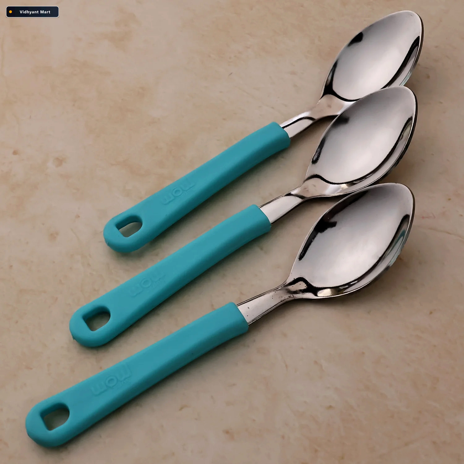 Vidhyant Mart Stainless Steel Tea Spoon Set Durable Comfortable 2