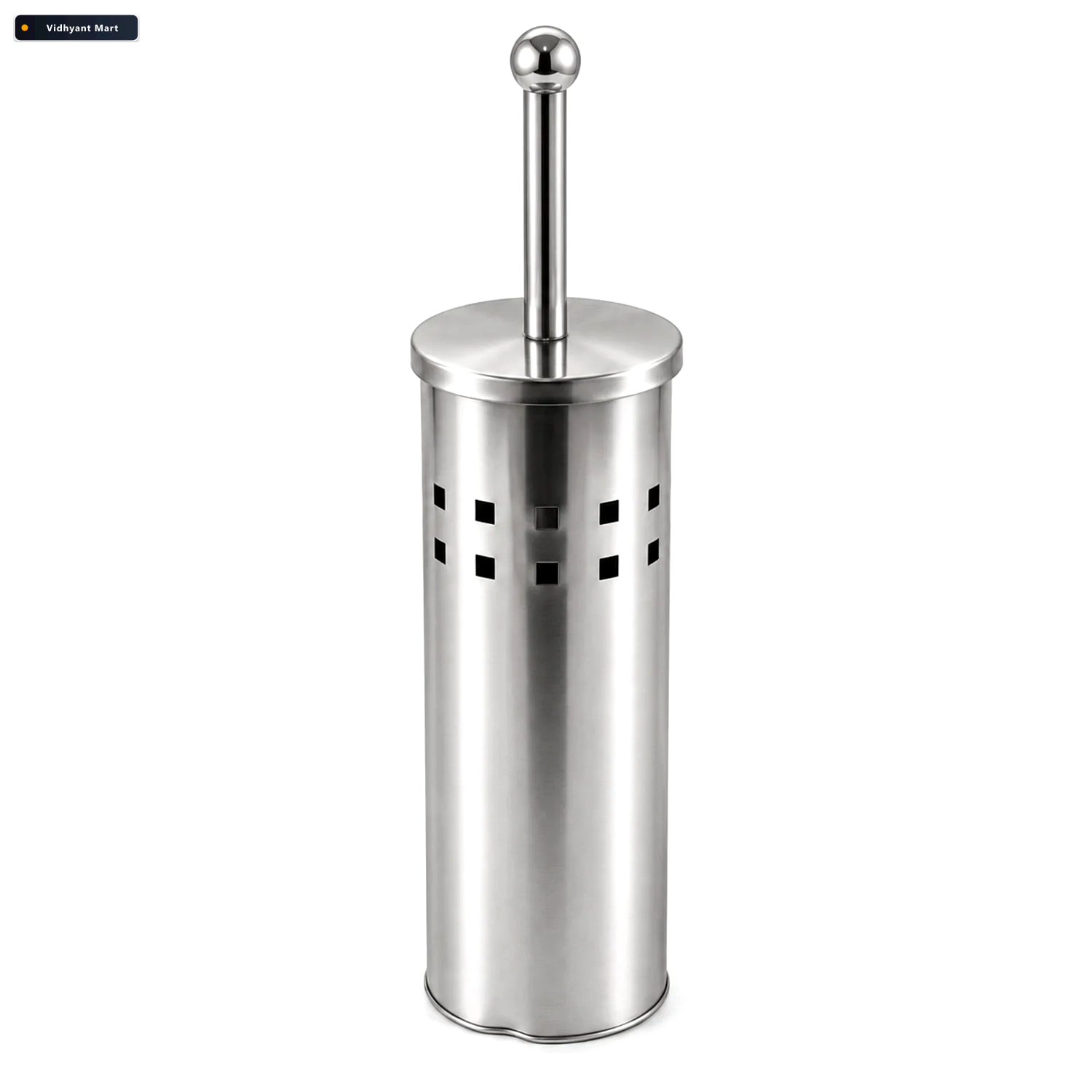Vidhyant Mart Stainless Steel Toilet Brush With Holder Toilet Cl 4
