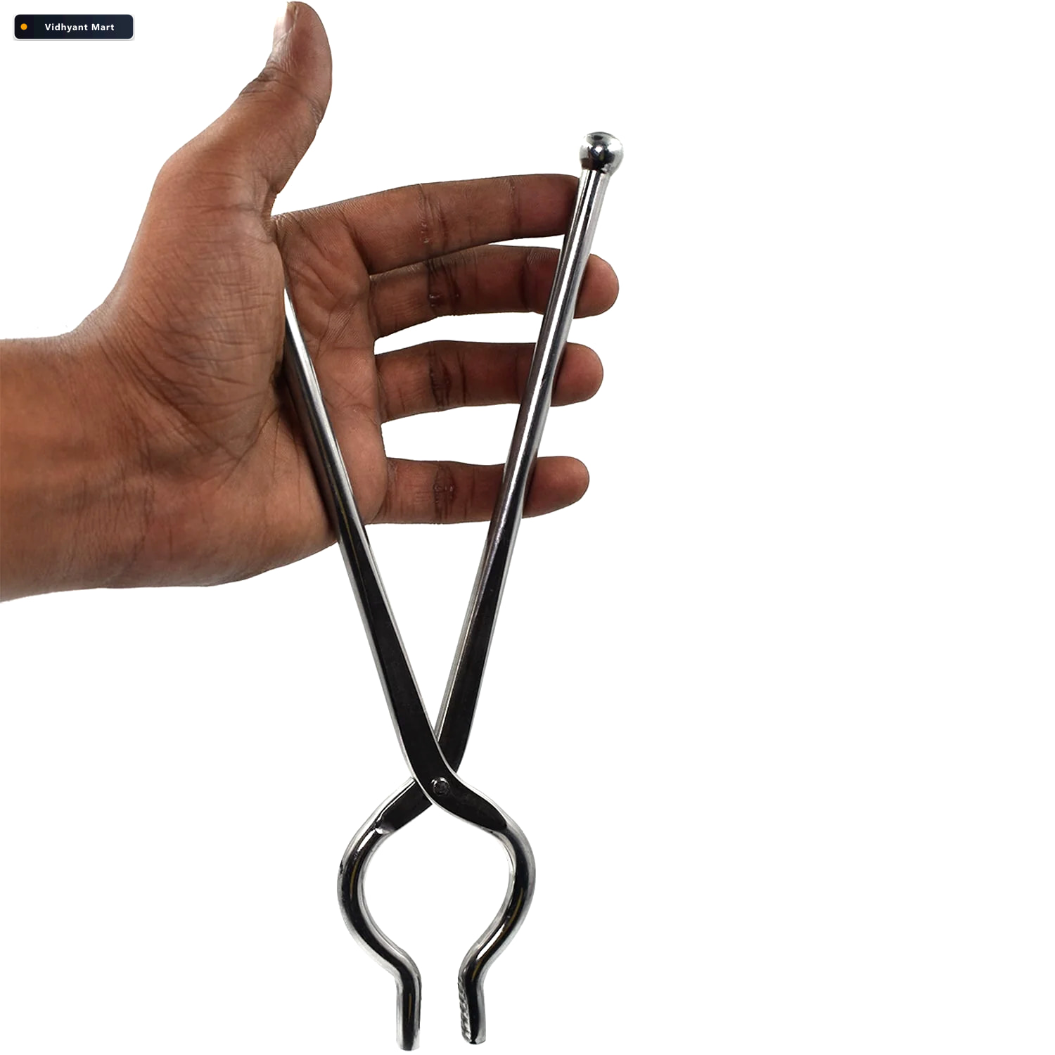 Vidhyant Mart Stainless Steel Tongs Unbreakable 8mm Goti Sansi G 2