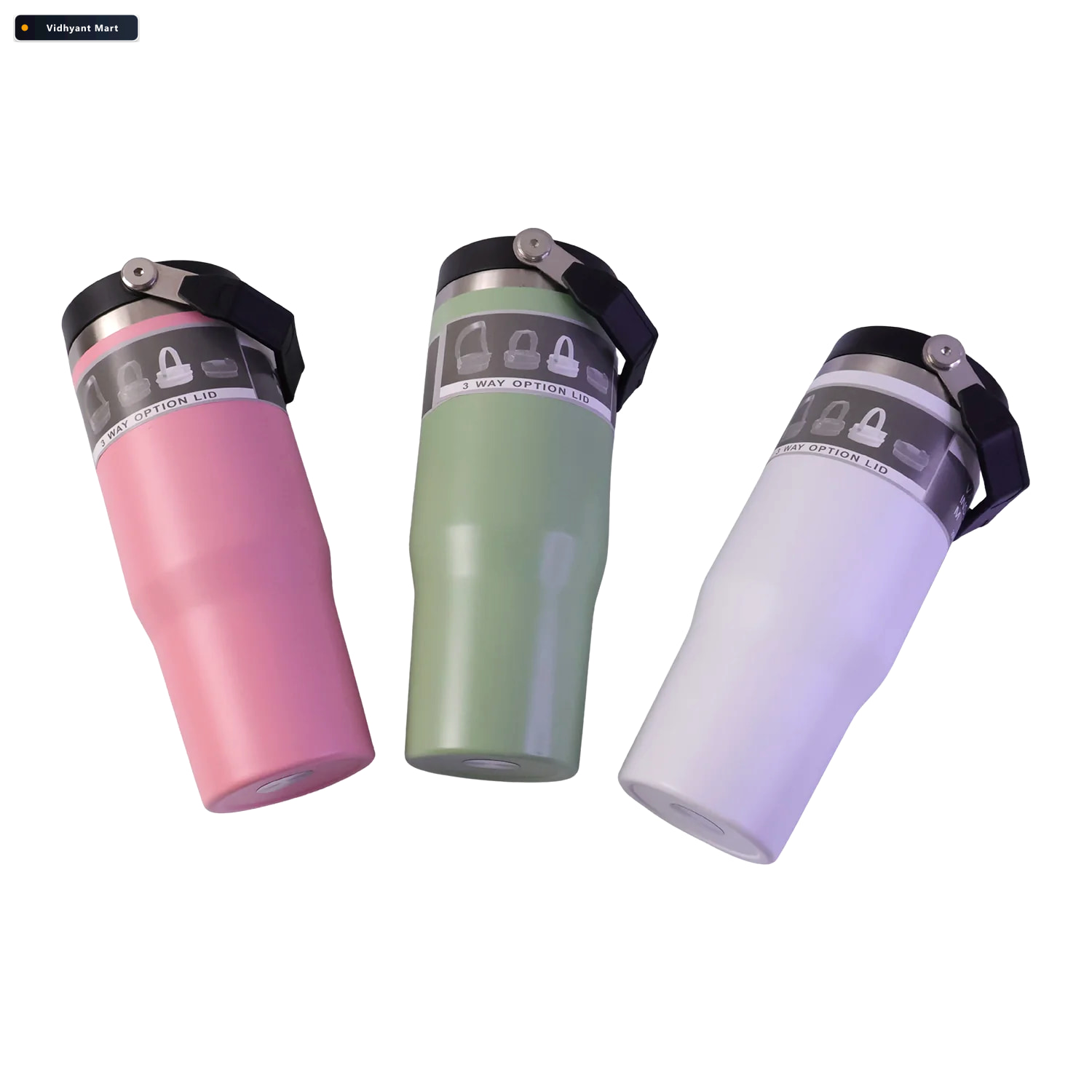 Vidhyant Mart Stainless Steel Travel Tumbler 900 Ml Insulated Wi 4