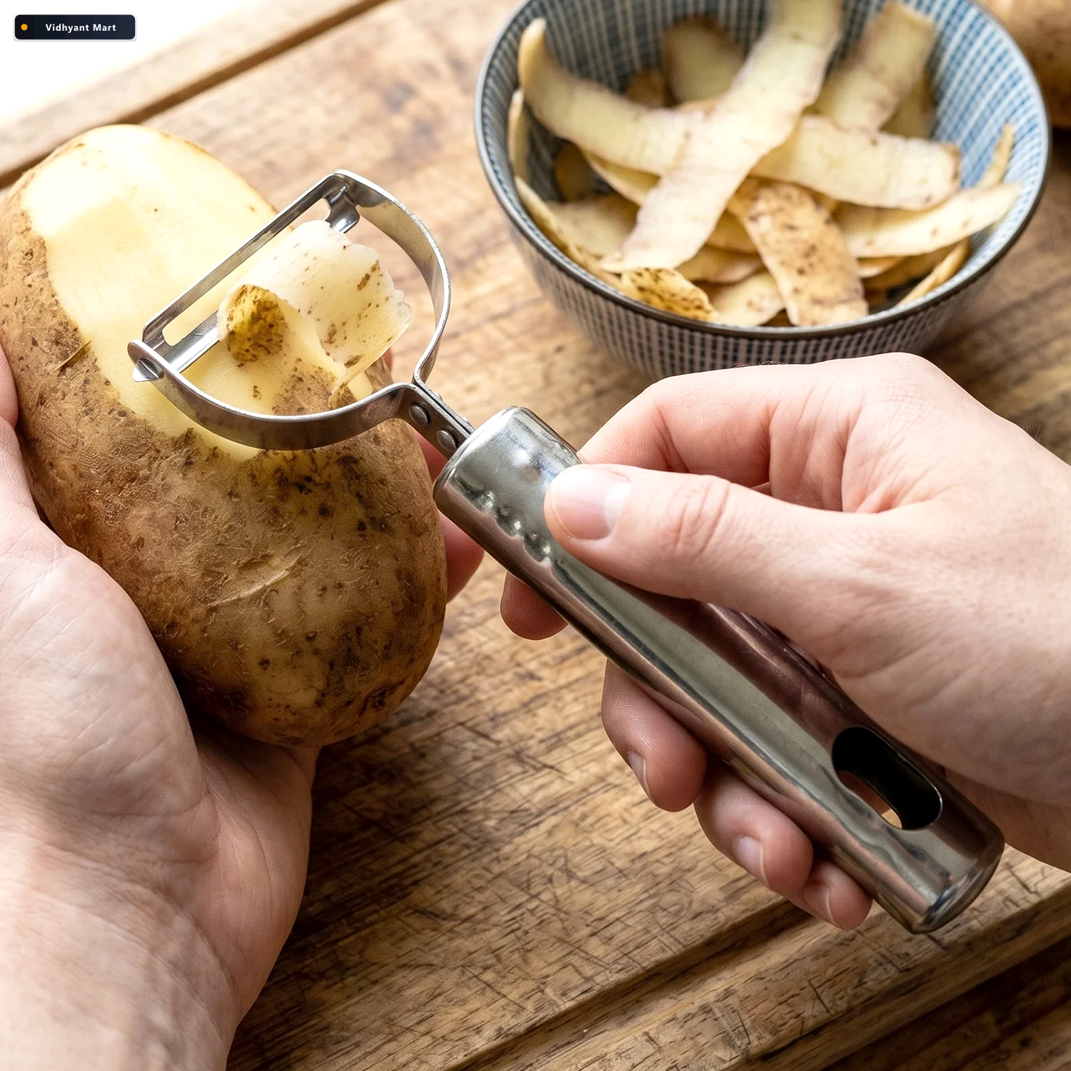 Vidhyant Mart Stainless Steel Vegetable Peeler Effortless Food P 2
