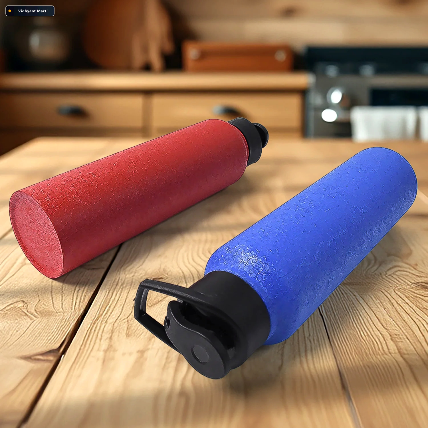 Vidhyant Mart Stainless Steel Water Bottle 1000ml Leakproof Insu 3