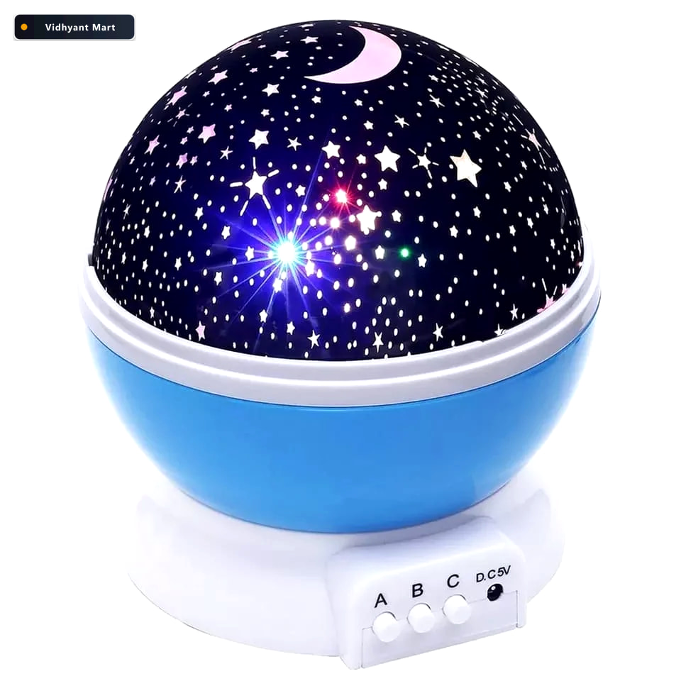 Vidhyant Mart Star Projector Night Lamp Rotating Colour Change I 3