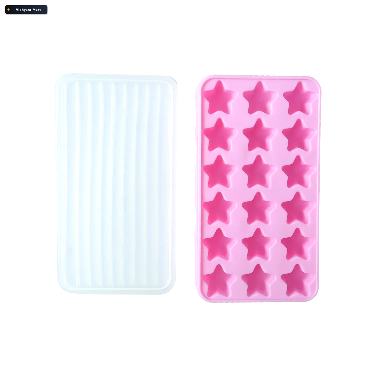 Vidhyant Mart Star Shape Ice Cube Tray With Lid Creative Multipu 4