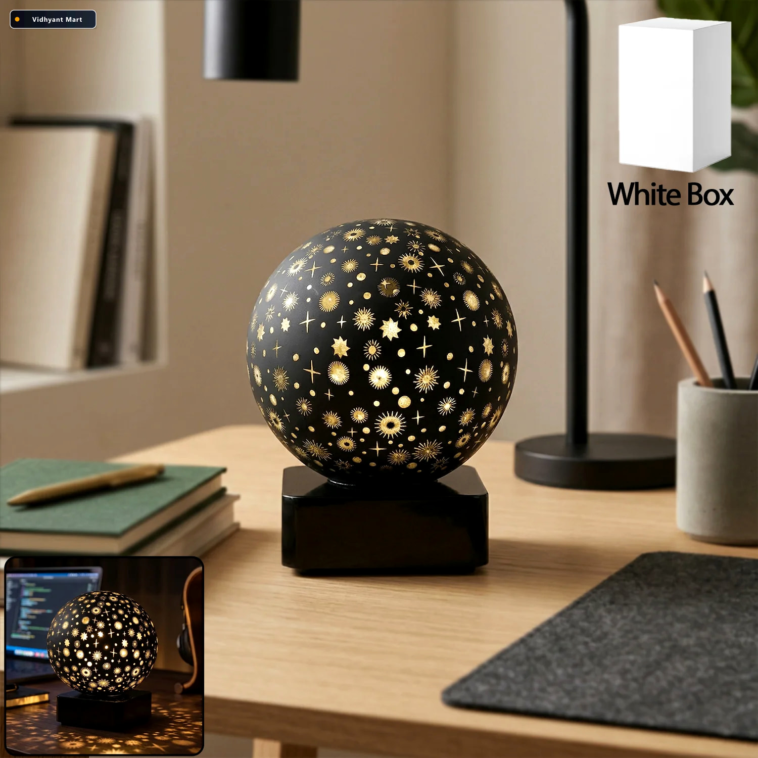 Vidhyant Mart Starry Sky Projector Night Lamp Ambient Led Lighti 1