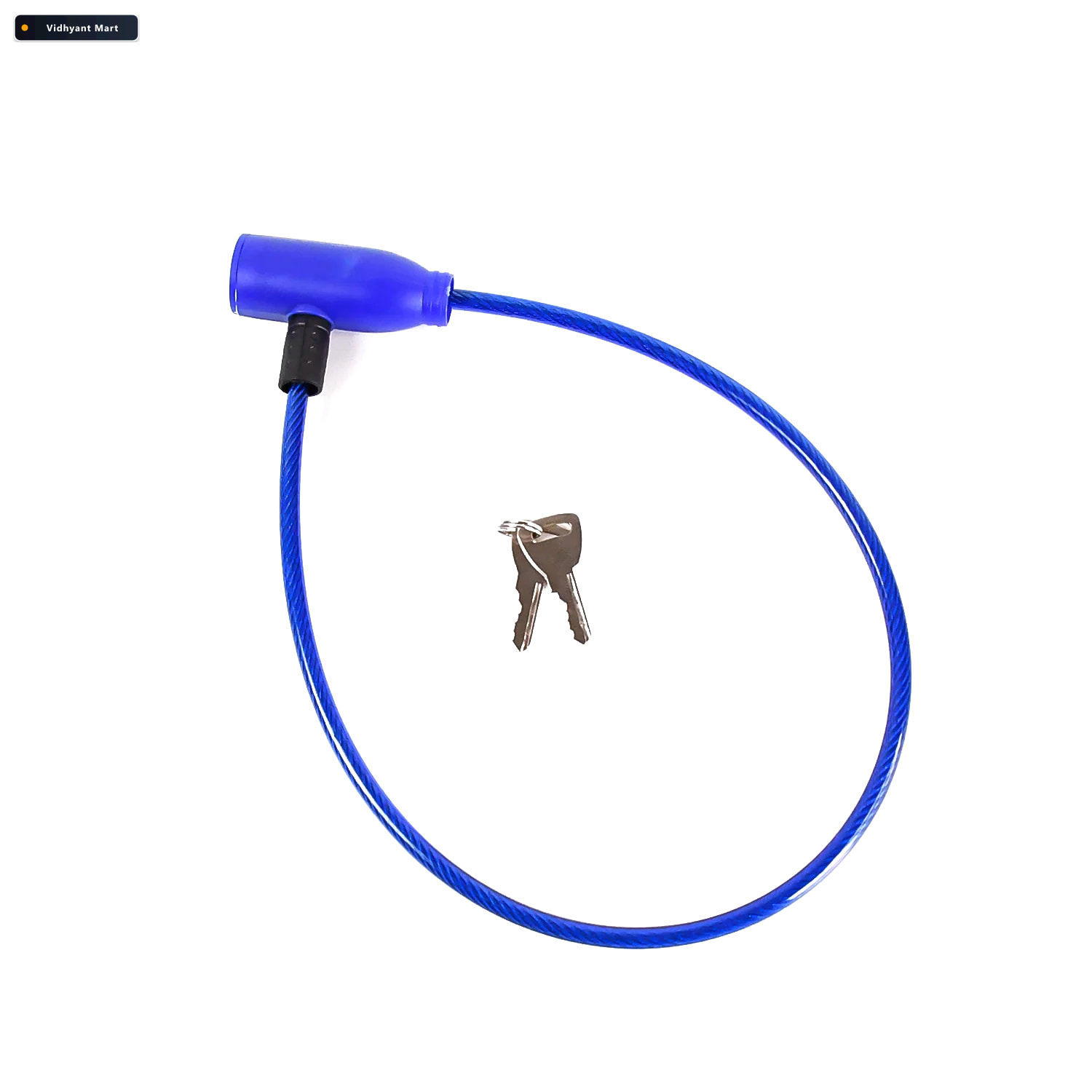 Vidhyant Mart Steel Cable Helmet Lock Heavy Duty Anti Theft Safe 4