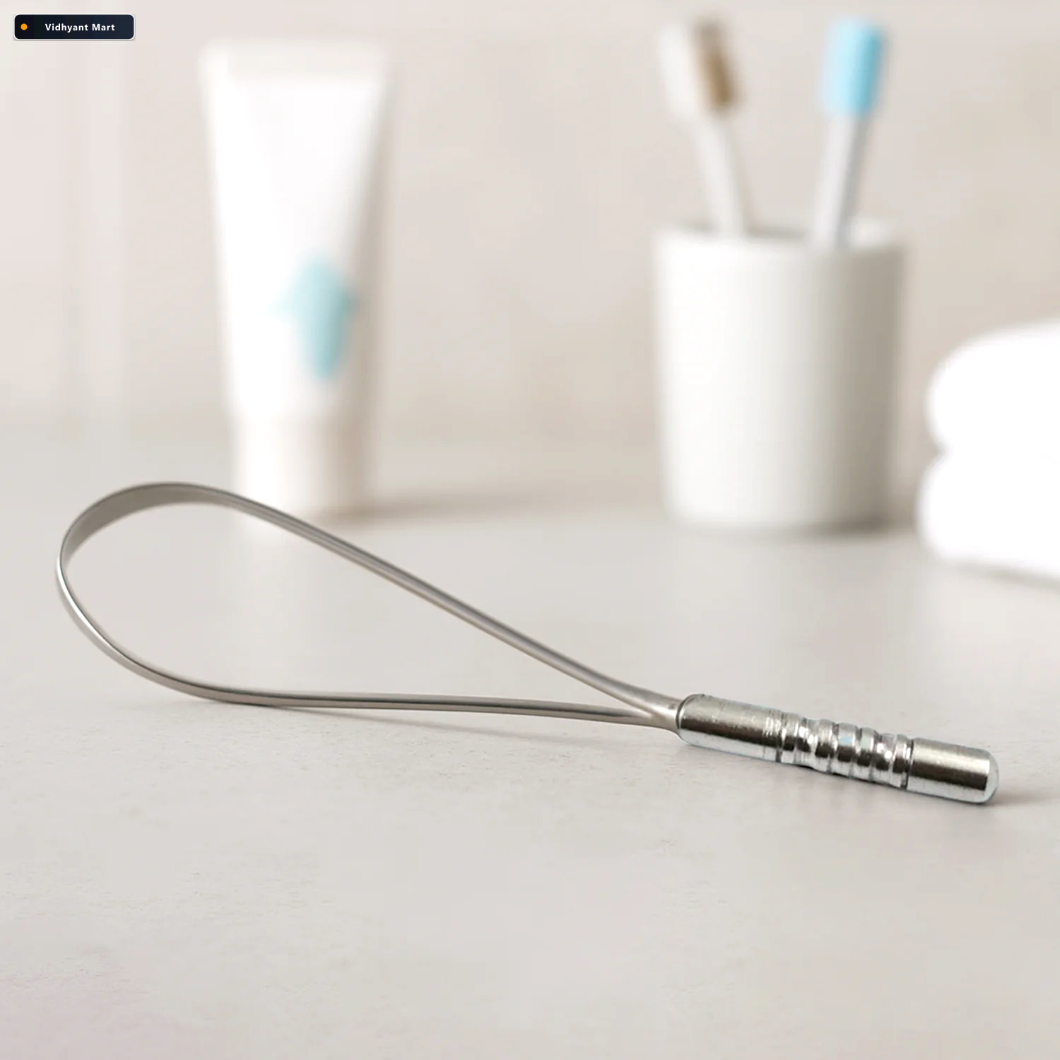 Vidhyant Mart Steel Tongue Cleaner Fresh Breath Oral Hygiene Min 2