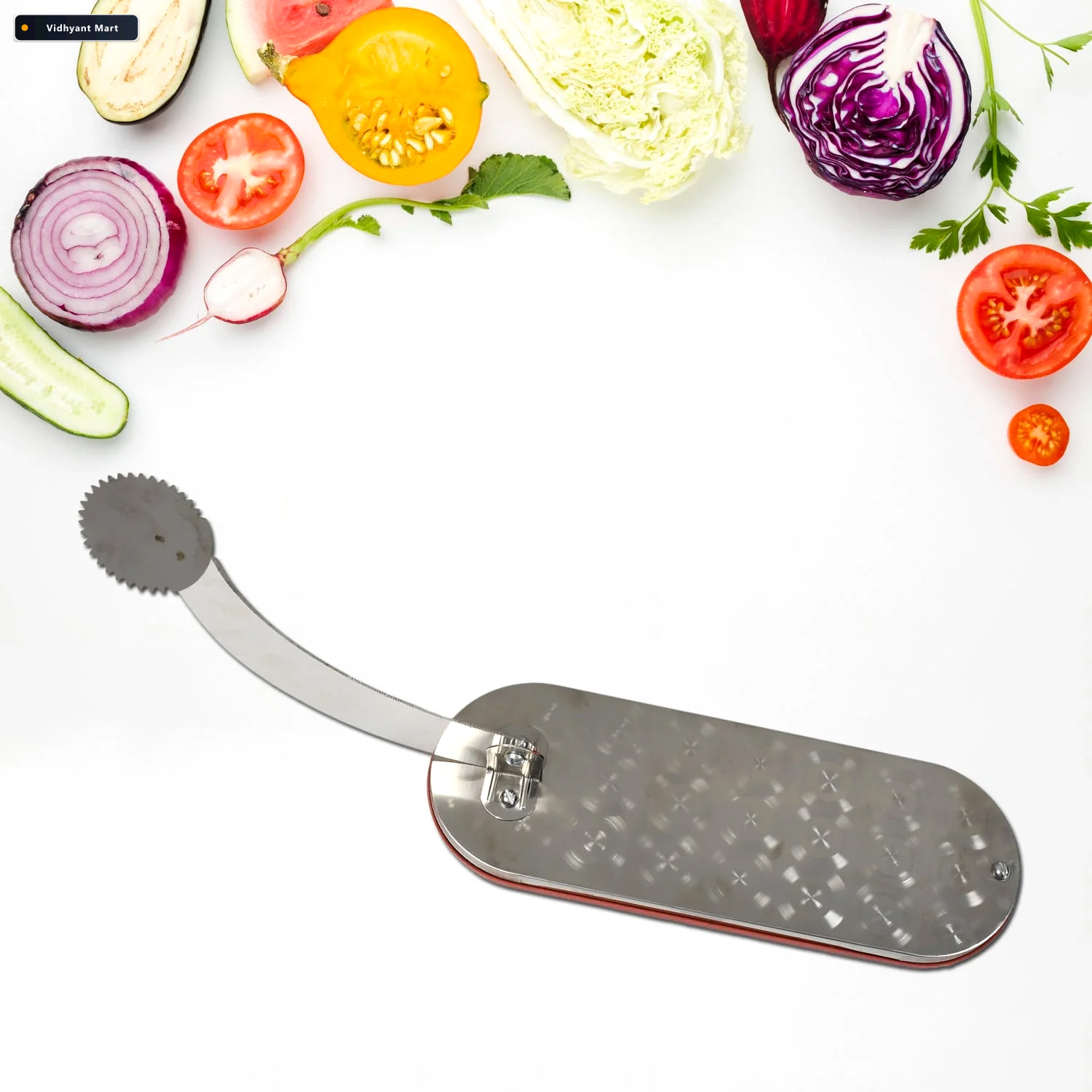 Vidhyant Mart Steel Vegetable Cutter Multi Purpose Kitchen Tool 1