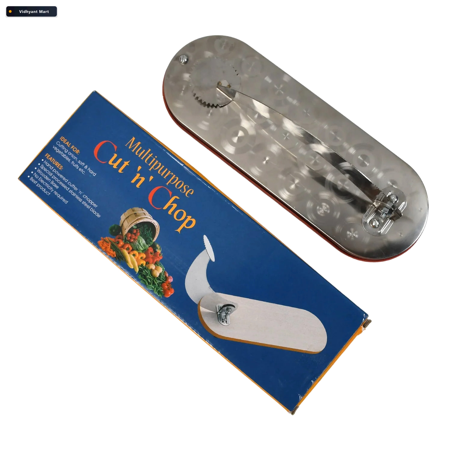 Vidhyant Mart Steel Vegetable Cutter Multi Purpose Kitchen Tool 2