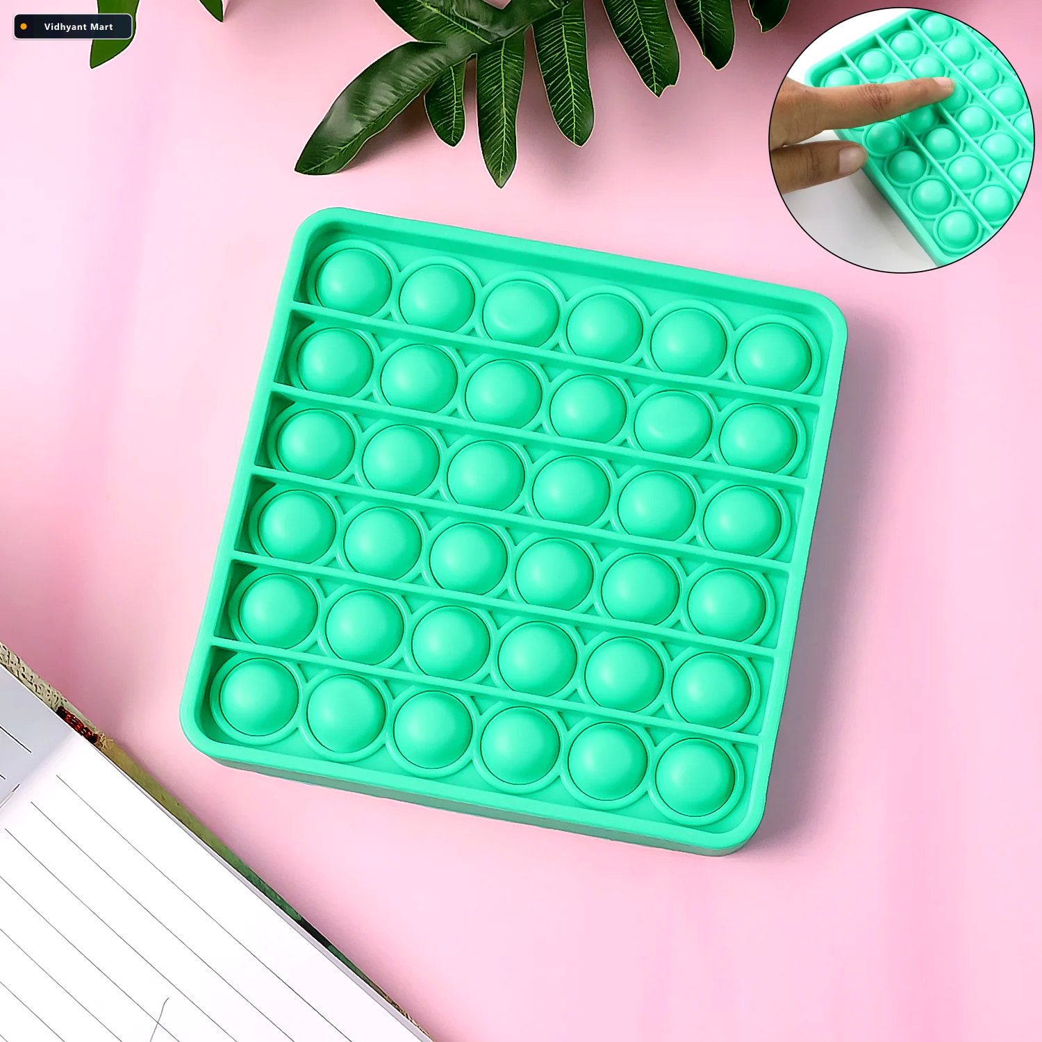 Vidhyant Mart Stress Relief Silicone Pop It Fidget Toy Durable P 2