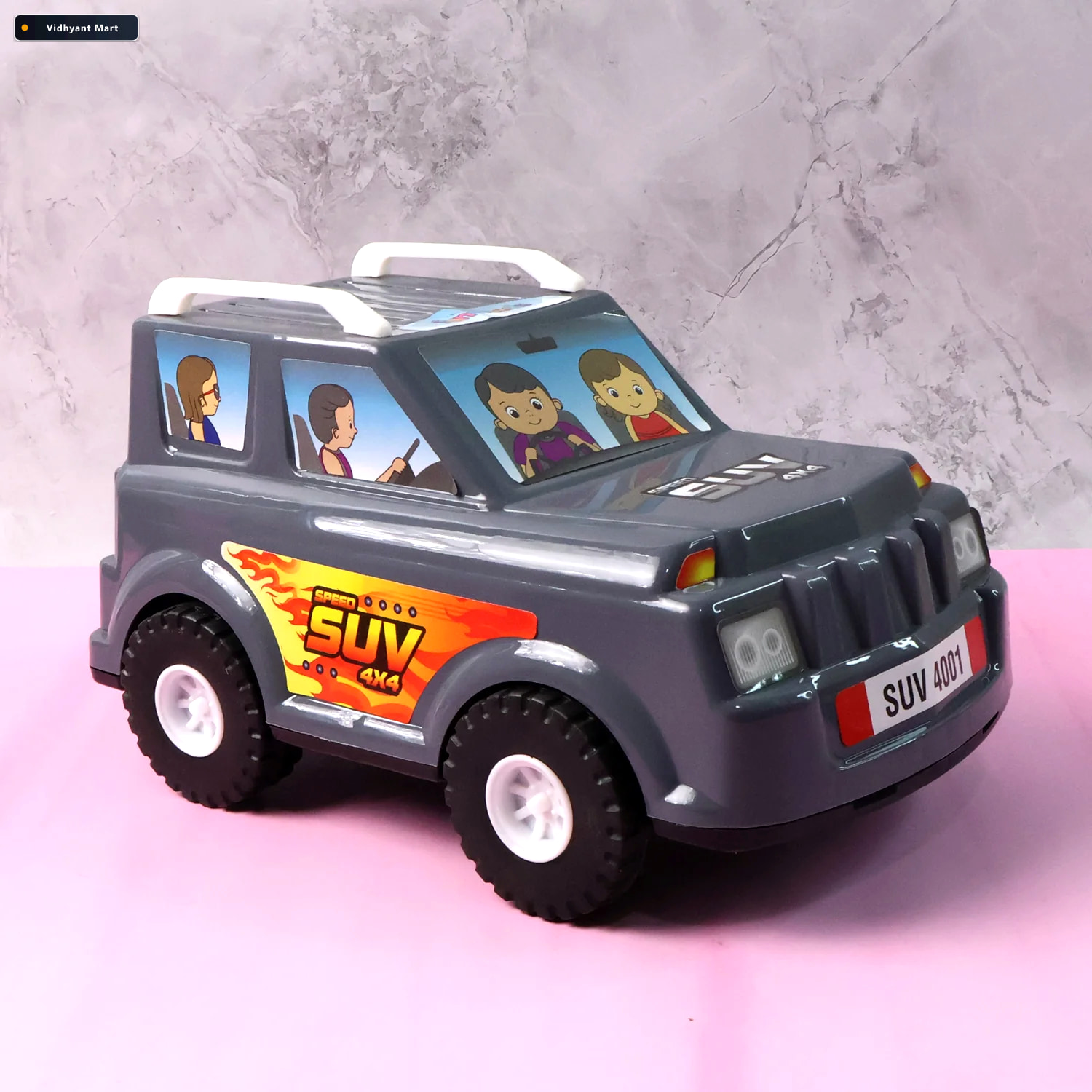 Vidhyant Mart Suv Toy Car For Kids Realistic Design Movable Whee 2