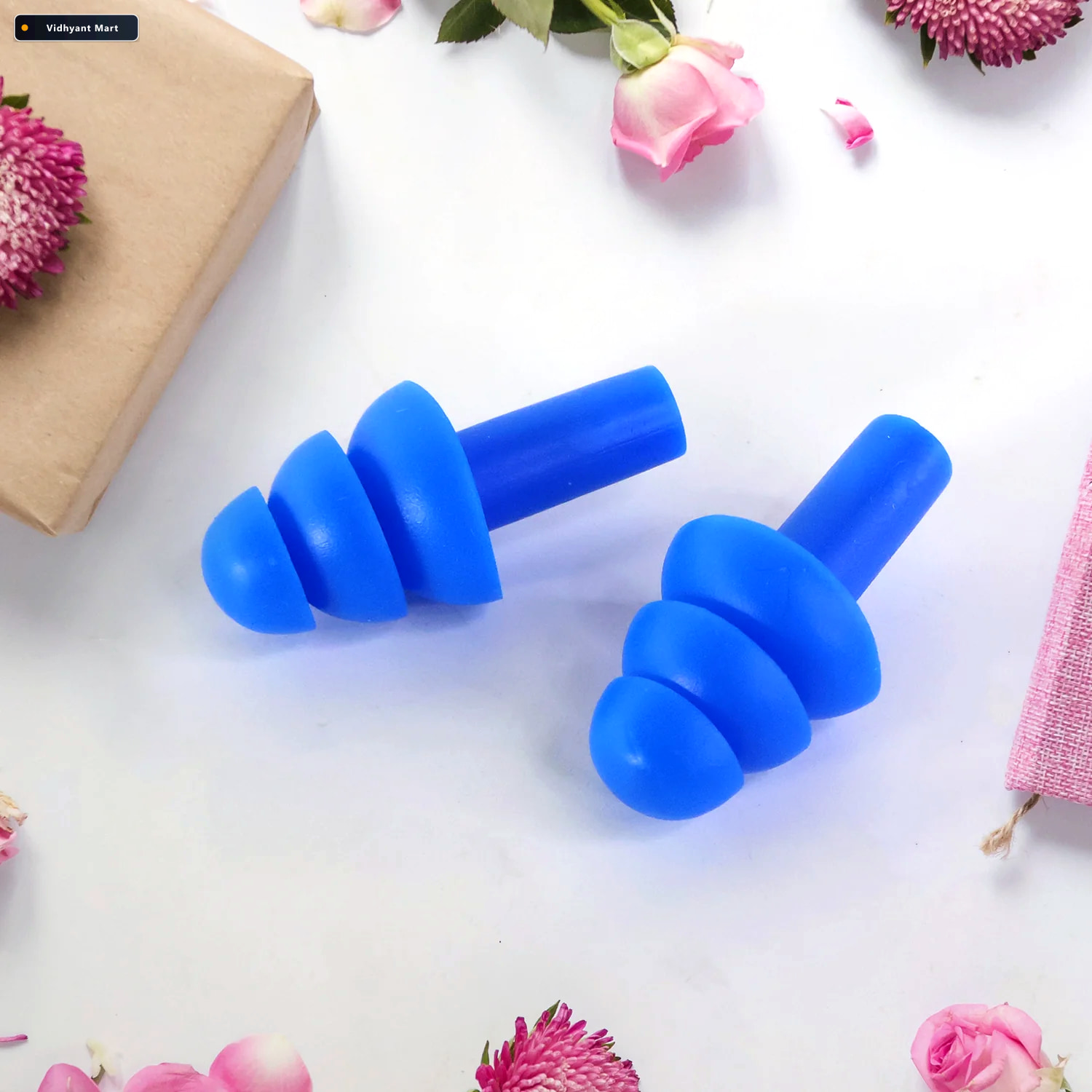 Vidhyant Mart Swimming Ear Plugs Reusable Waterproof Silicone Co 4