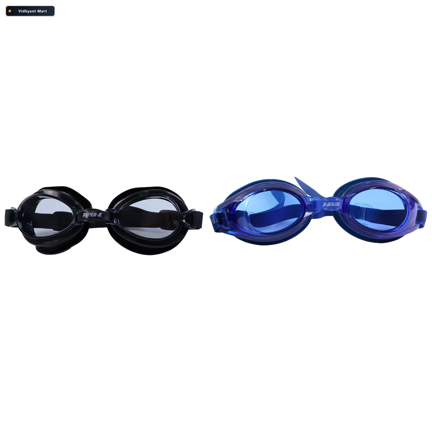 Vidhyant Mart Swimming Goggles Anti Fog Water Resistant 2 Piece 4