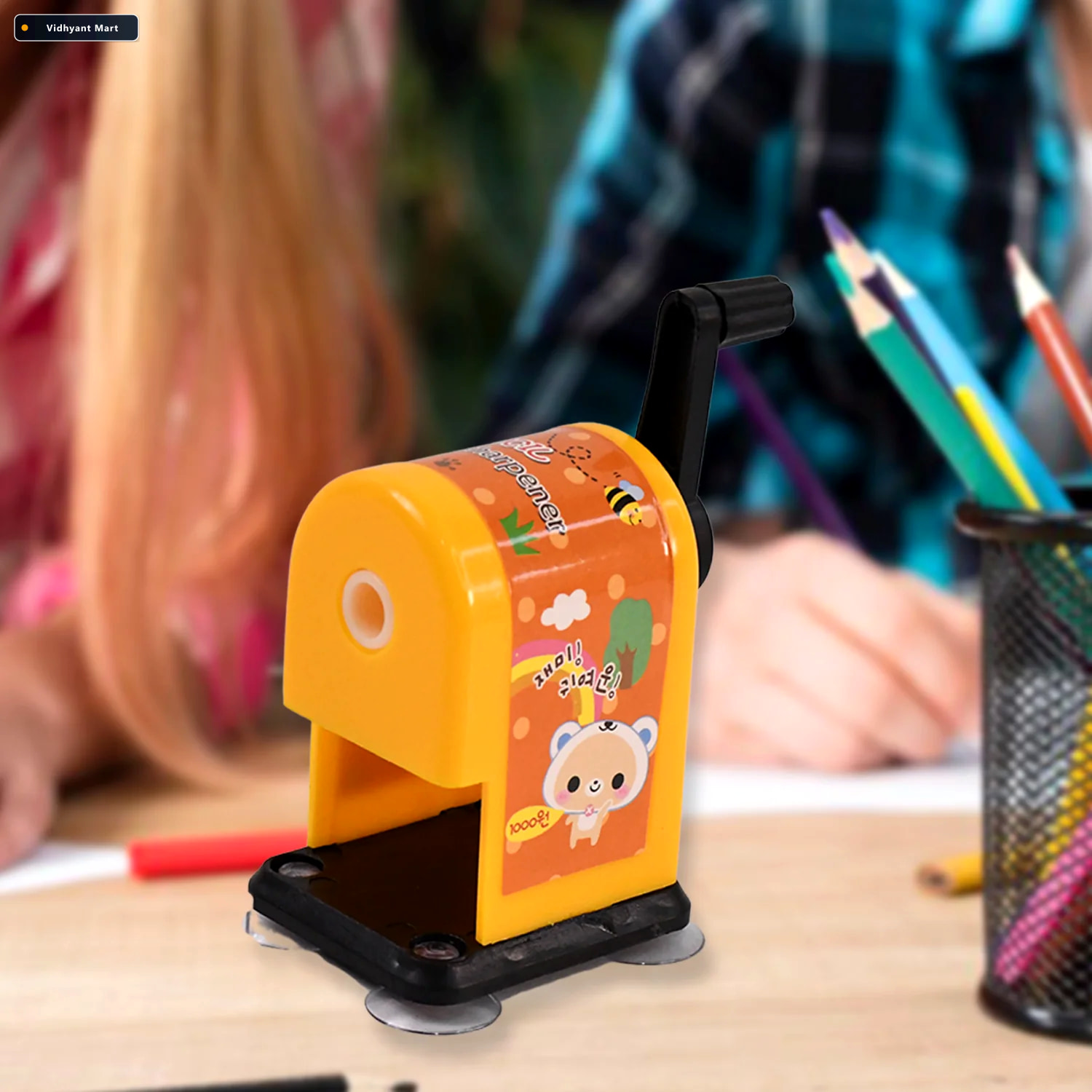 Vidhyant Mart Table Pencil Sharpener Compact Precise Sharpening 2