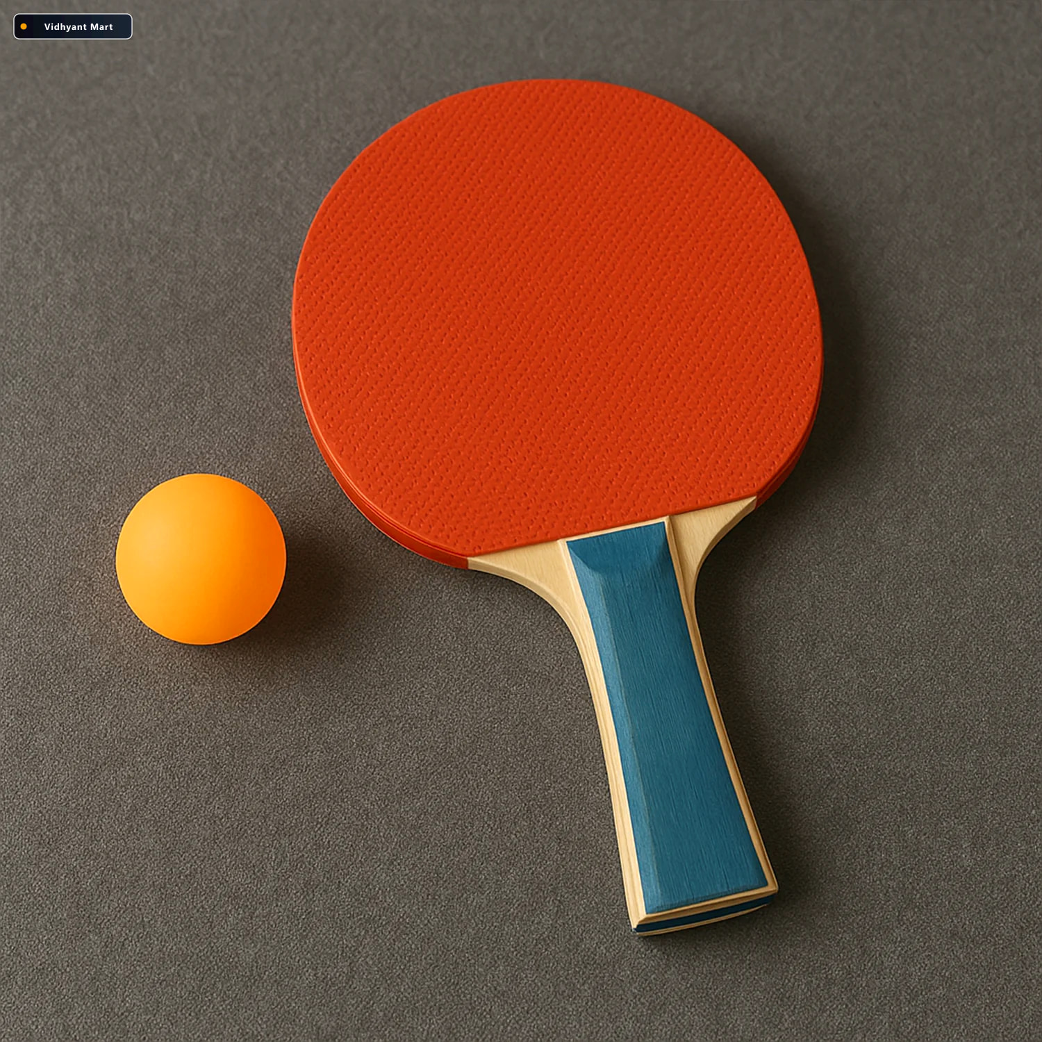 Vidhyant Mart Table Tennis Racket Set Professional Grip Durable 3