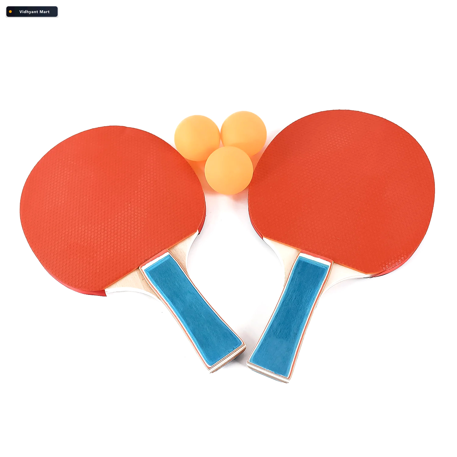 Vidhyant Mart Table Tennis Racket Set Professional Grip Durable 4