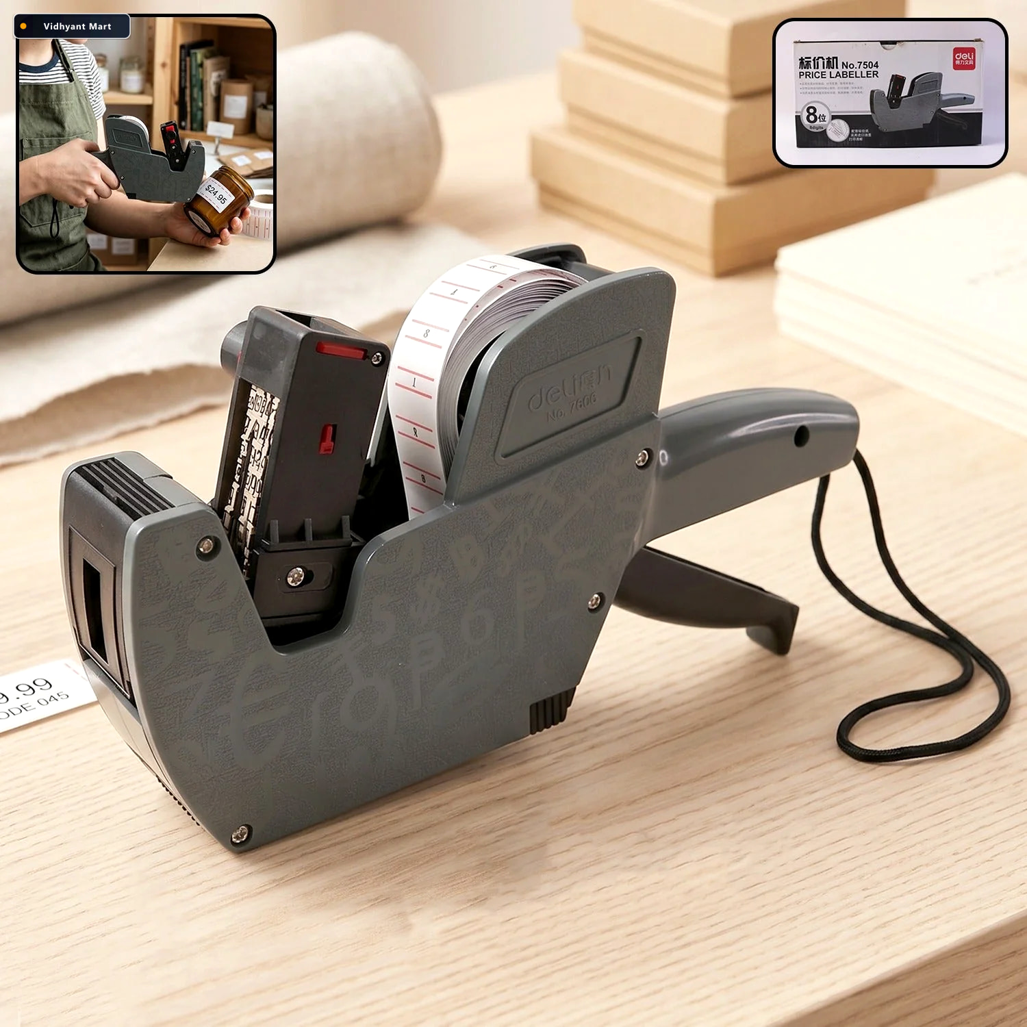 Vidhyant Mart Tag Label Maker Machine Quick And Easy Product Tag 1