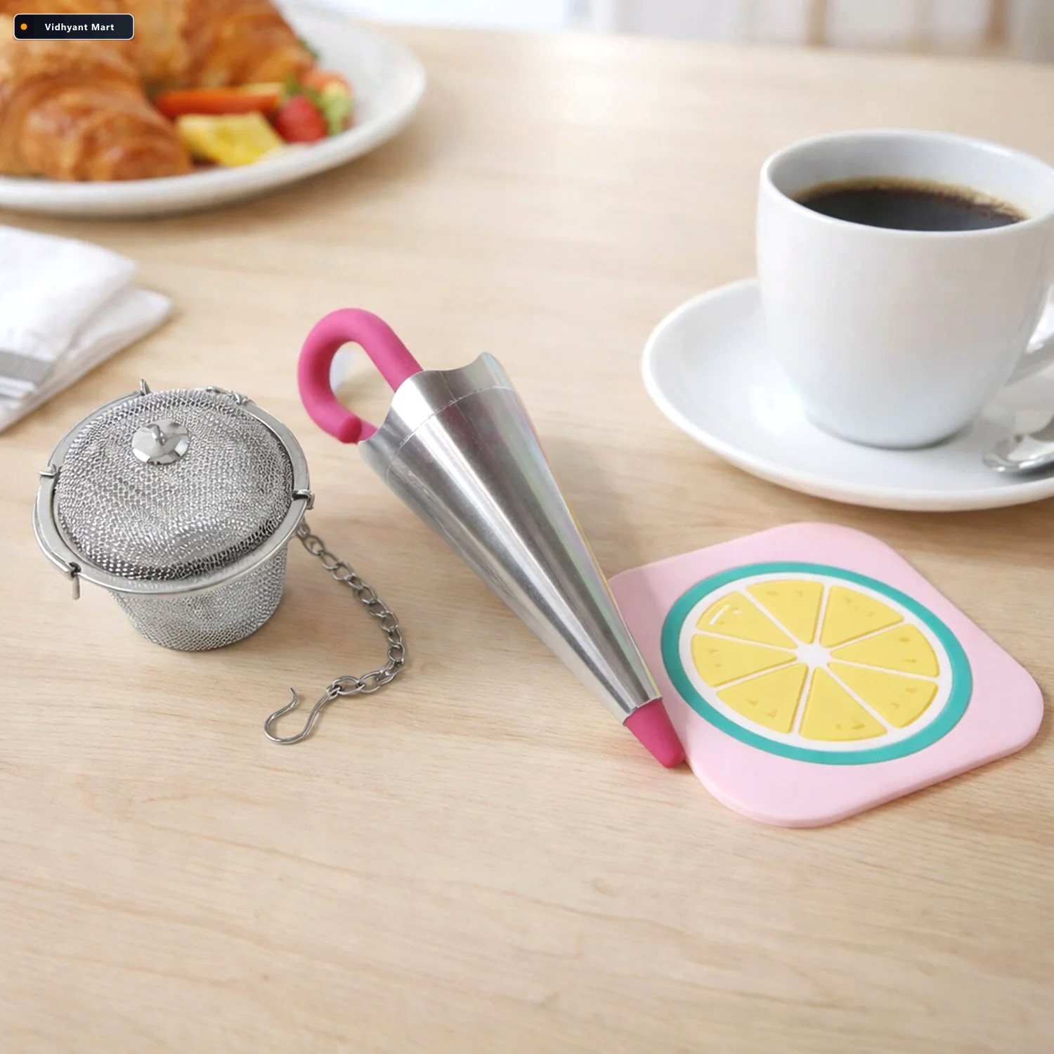 Vidhyant Mart Tea Coffee Accessories Set 3 In 1 Combo For Daily 1