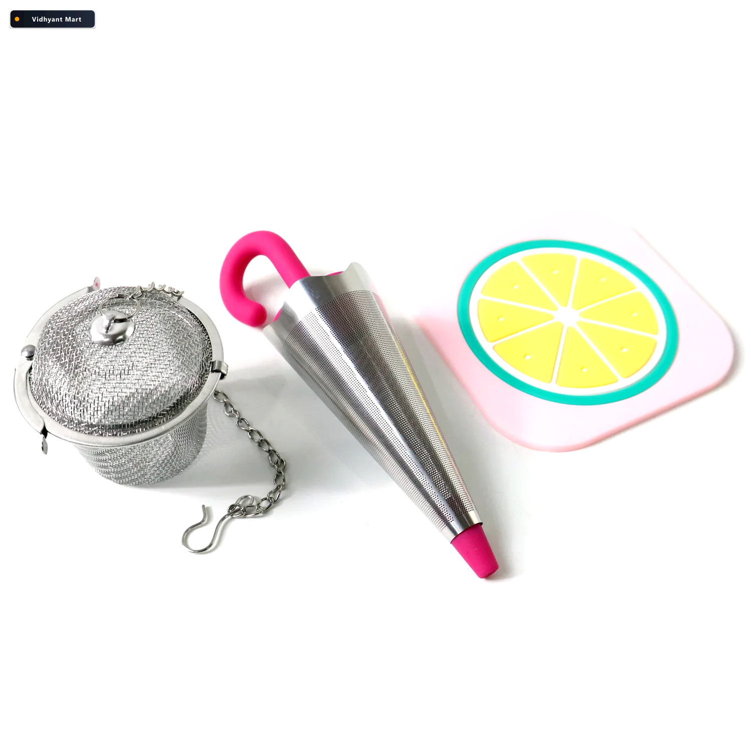 Vidhyant Mart Tea Coffee Accessories Set 3 In 1 Combo For Daily 4